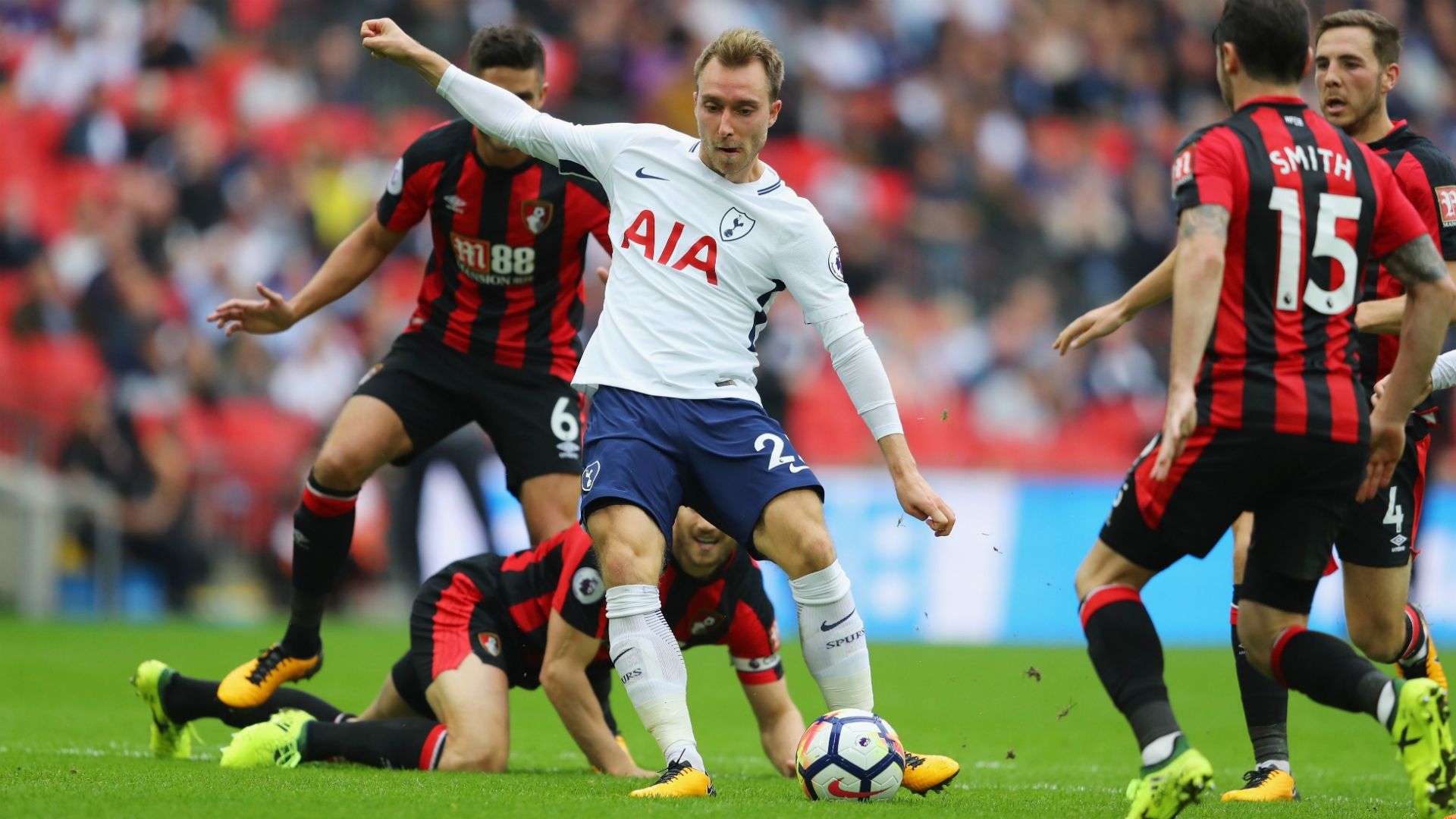 Christian Eriksen Tottenham Bournemouth EPL 14102017