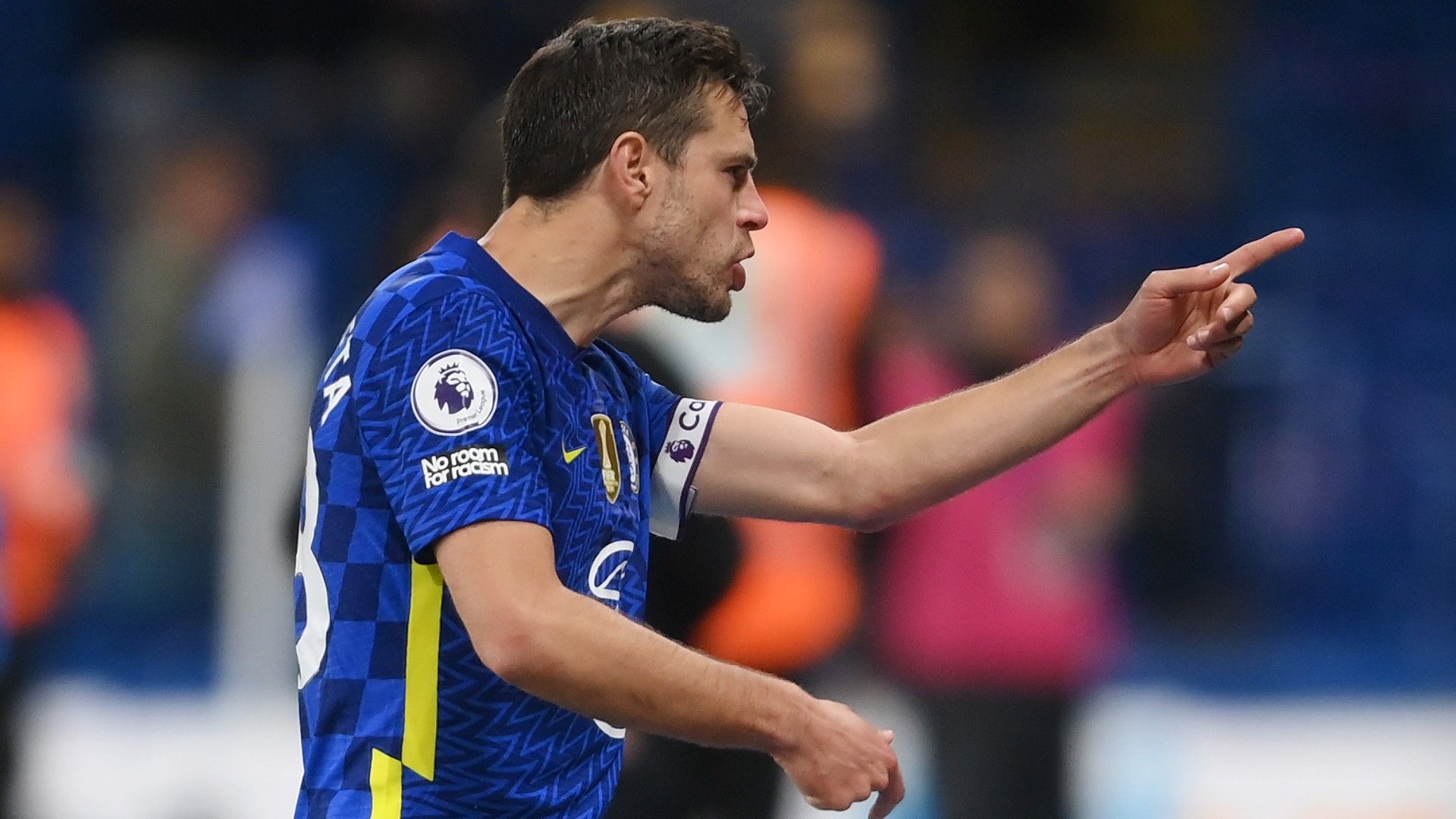 Cesar Azpilicueta Chelsea Arsenal 2021-22