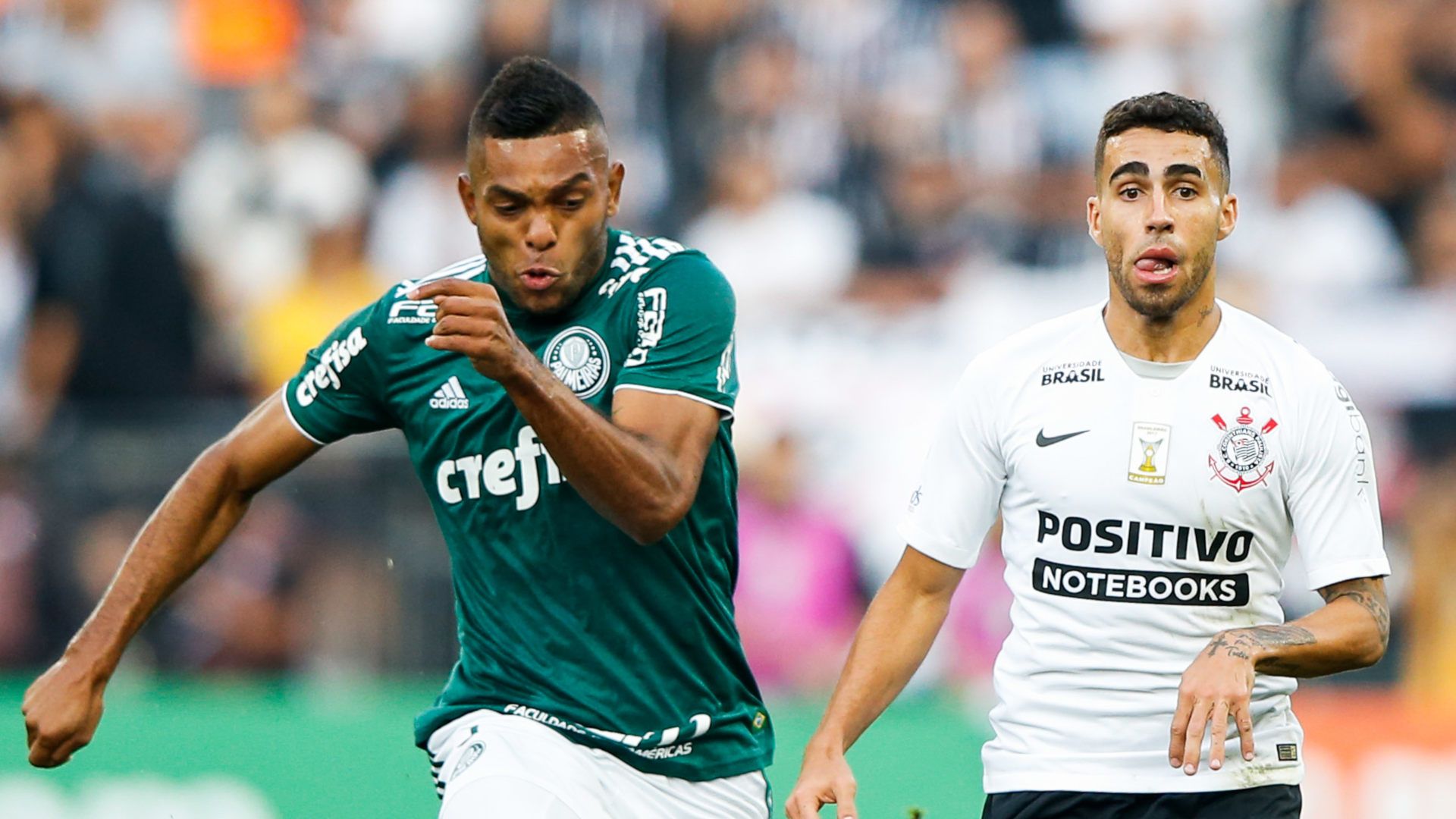 Gabriel Miguel Borja Corinthians Palmeiras Brasileirao Serie A 13052018