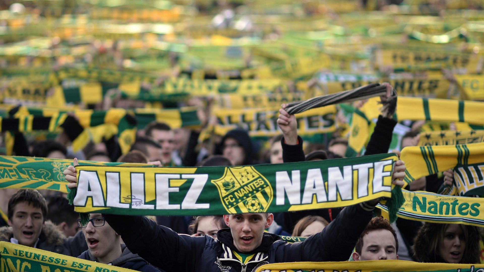 Nantes fans Nantes Guingamp Ligue 1 01032015