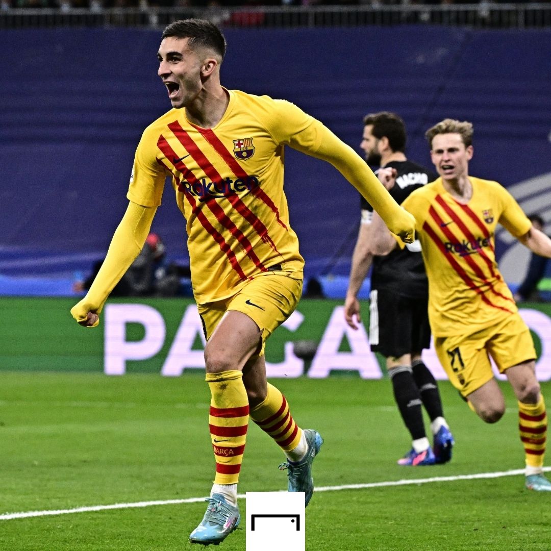 Ferran Torres Barcelona Real Madrid La Liga 2021-22 GFX