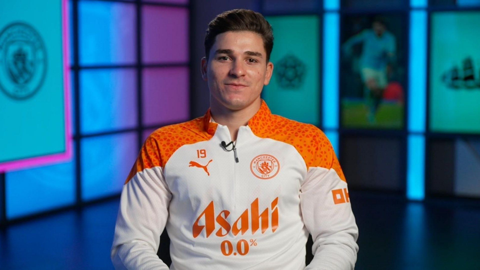 Julian Alvarez Man City exclusive 2024