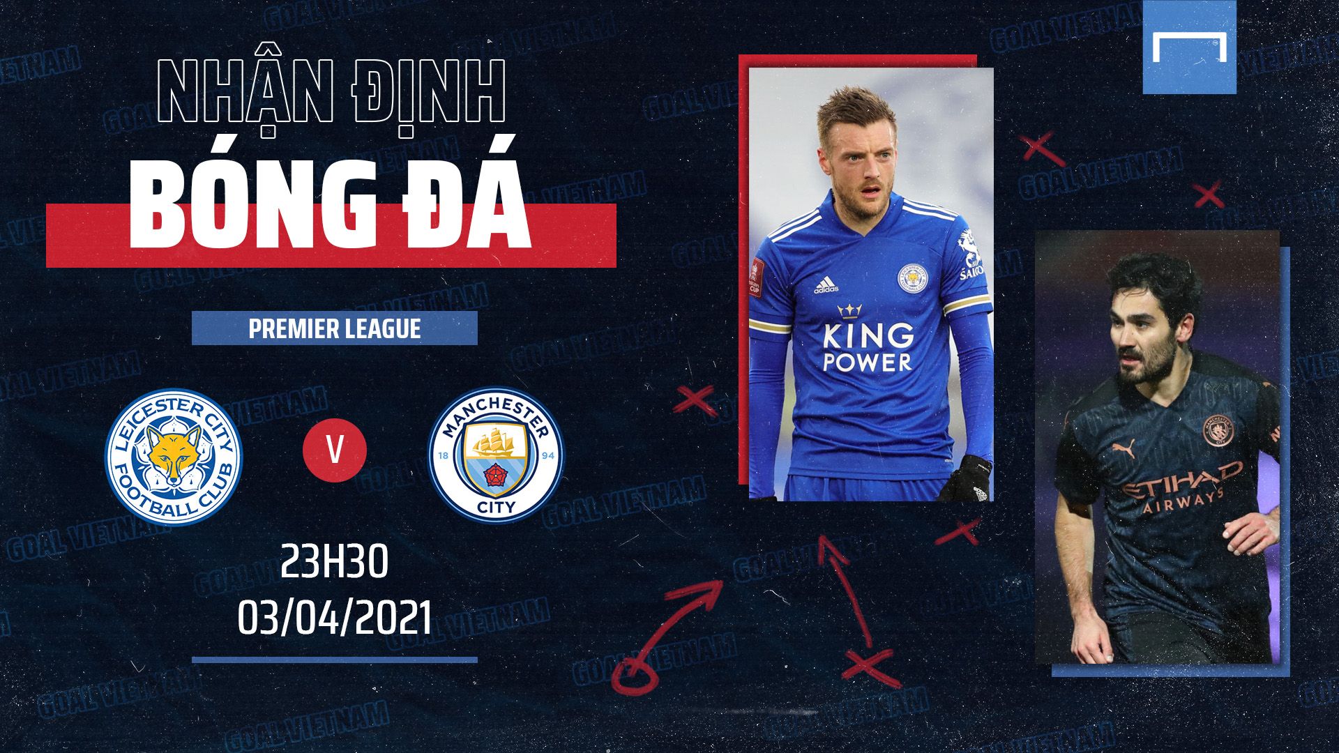 Preview Leicester City vs Manchester City Premier League 2020/21 GFX