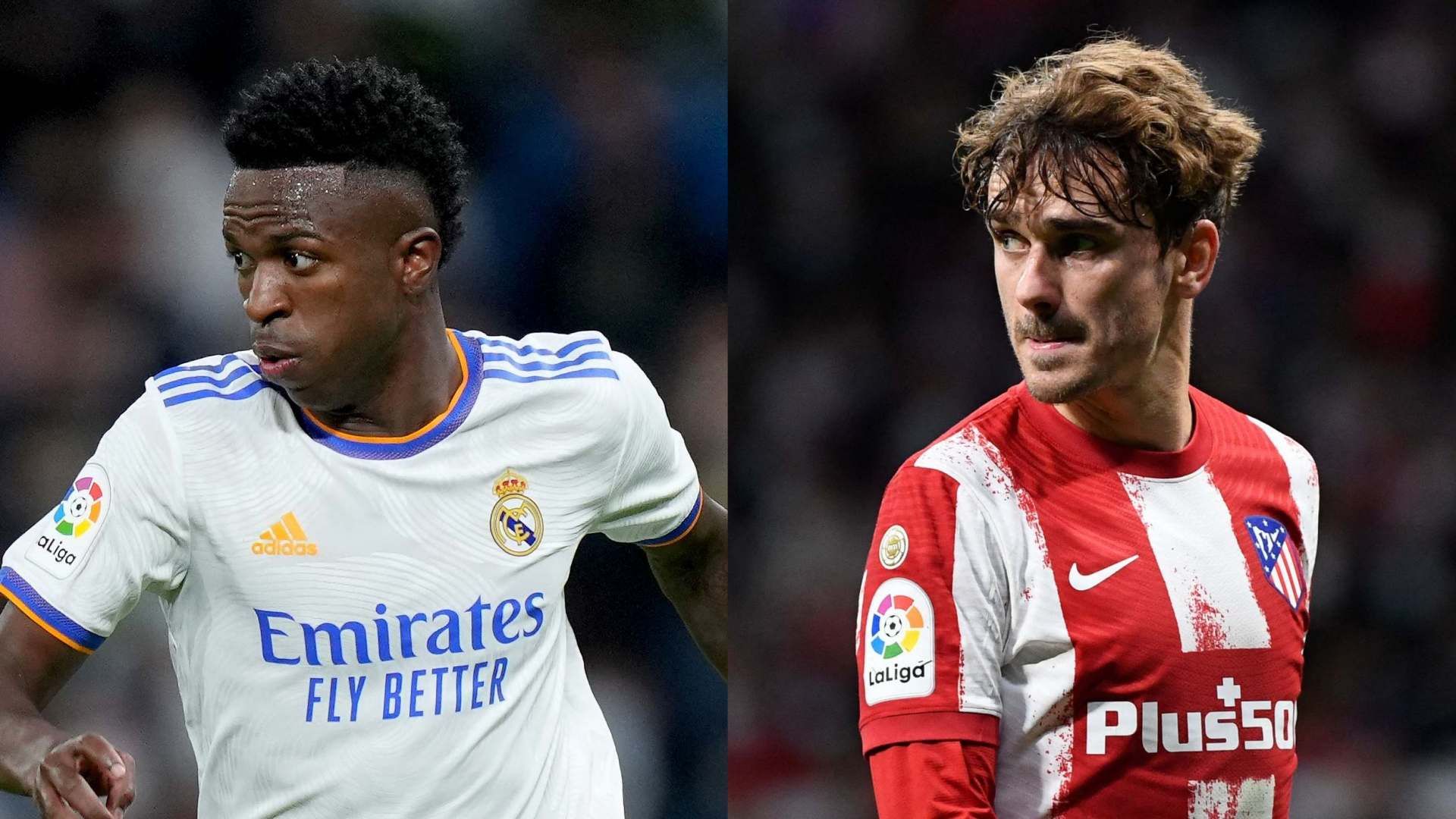 Vinícius Júnior Real Madrid Antoine Griezmann Atletico Madrid