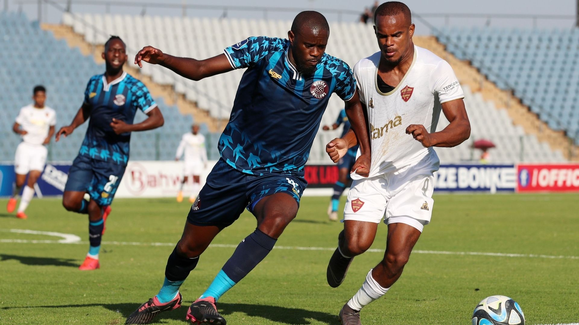 Kwanda Mngonyama and Iqraam Rayners. May 2024.