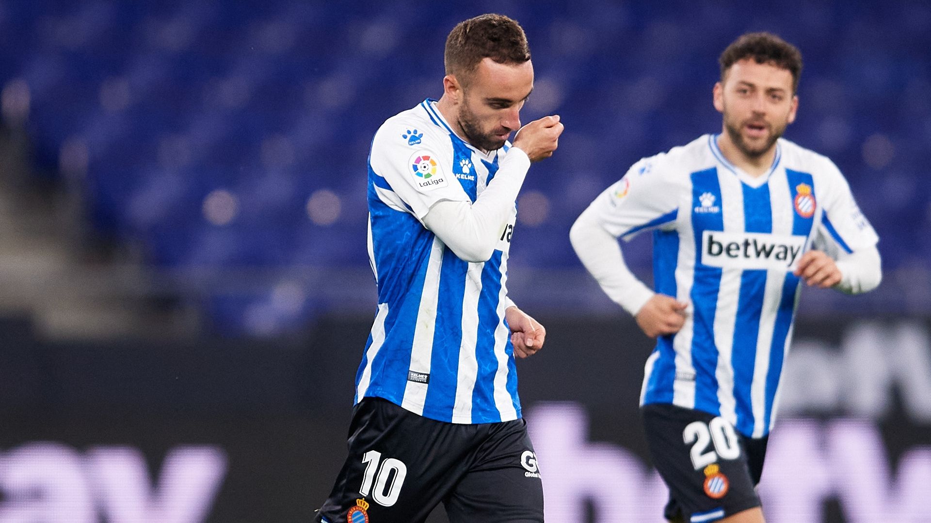 Sergi Darder Espanyol Leganes celebrating