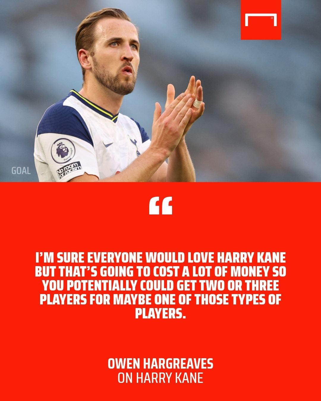 Owen Hargreaves Harry Kane Manchester United quote GFX