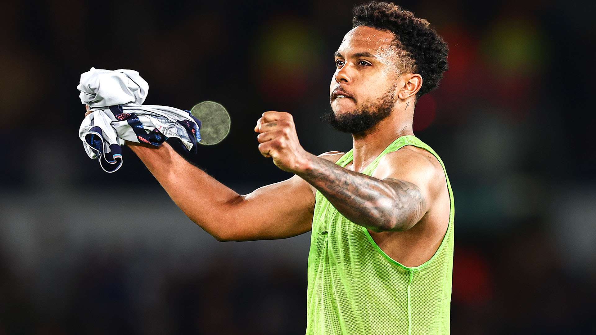 Weston McKennie celebrate Leeds 2022-23