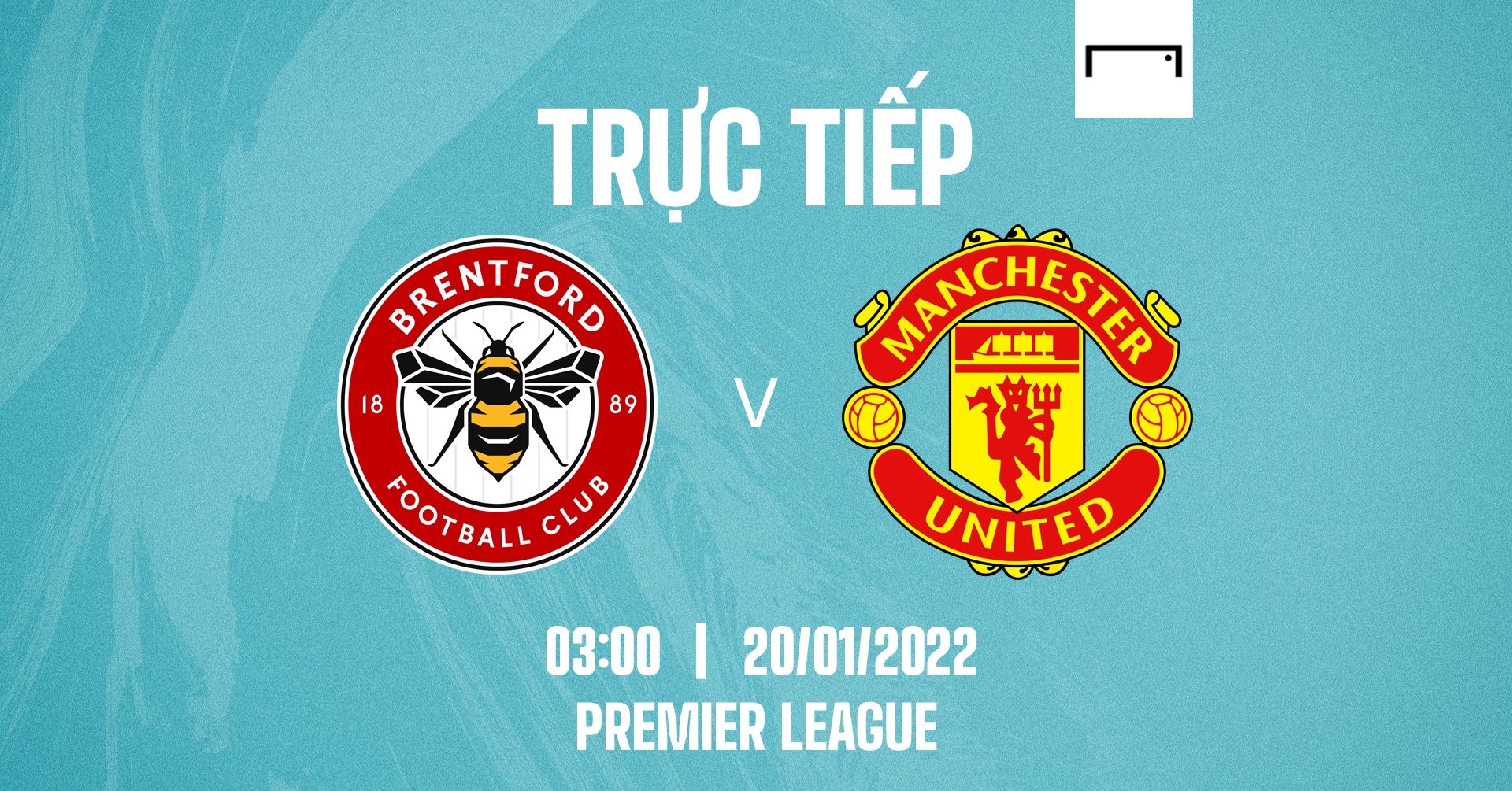 Live Brentford vs Manchester United 2021/22 Premier League GFX