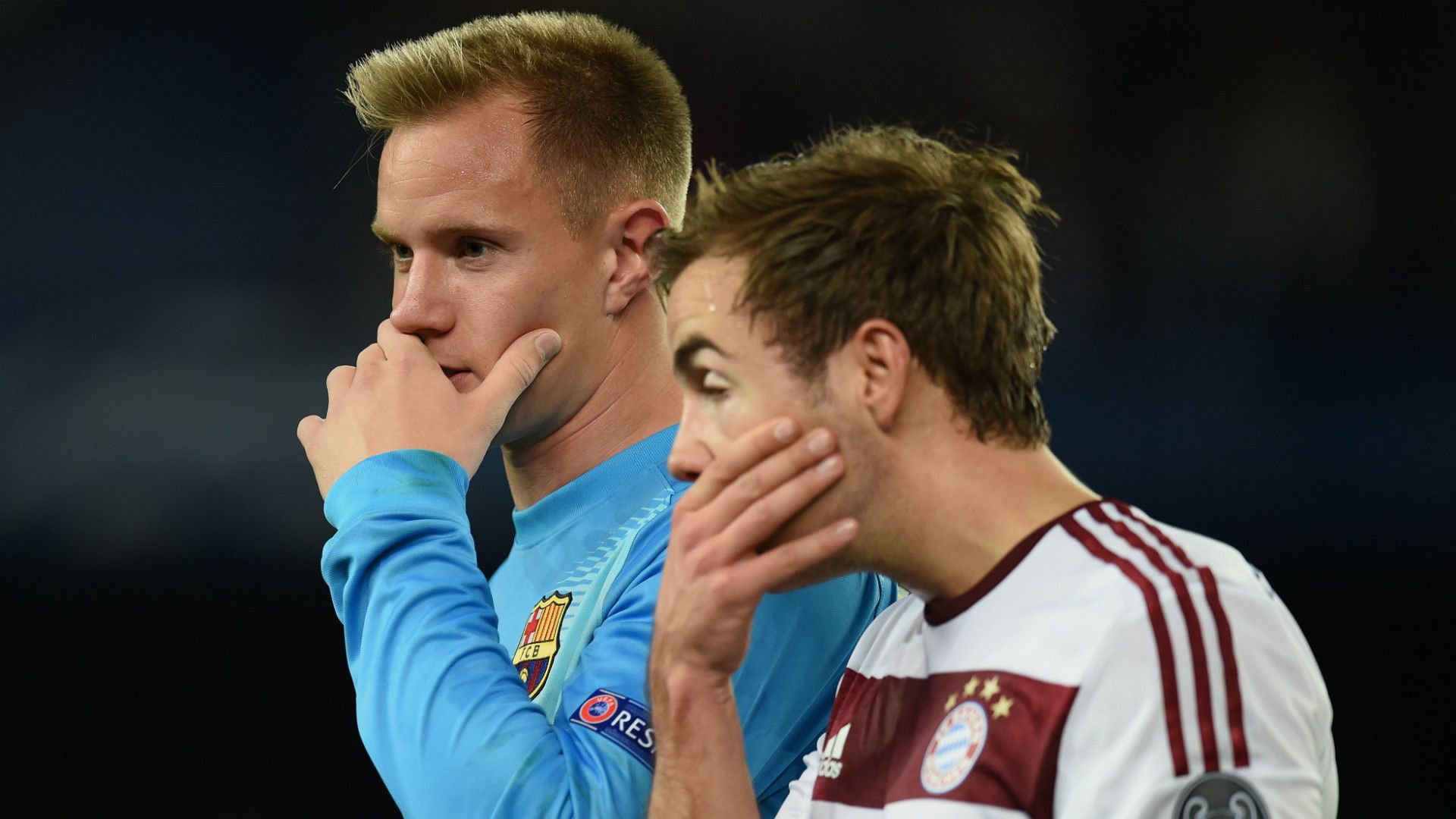 Marc-Andre ter Stegen Mario Gotze Barcelona Bayern Munich Champions League 06052015