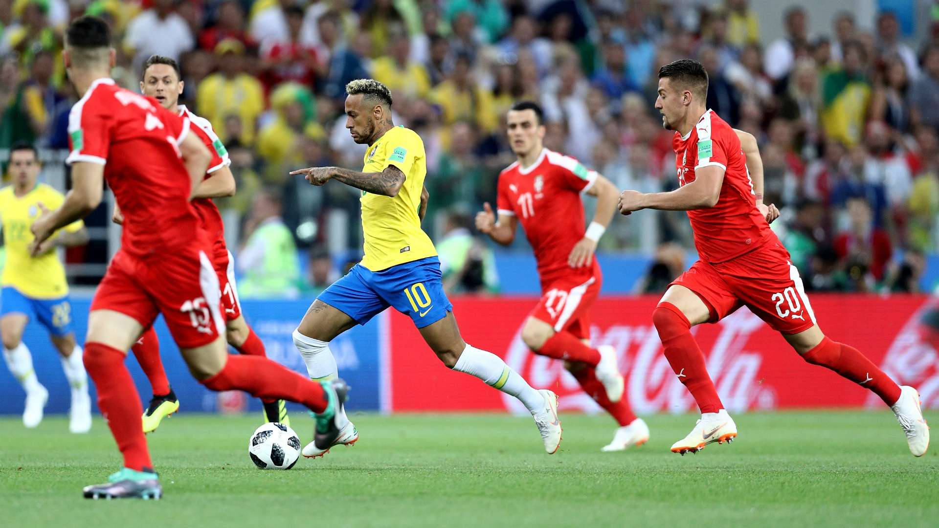 Neymar I Brasil Sérvia I 27 06 18 I Copa do Mundo