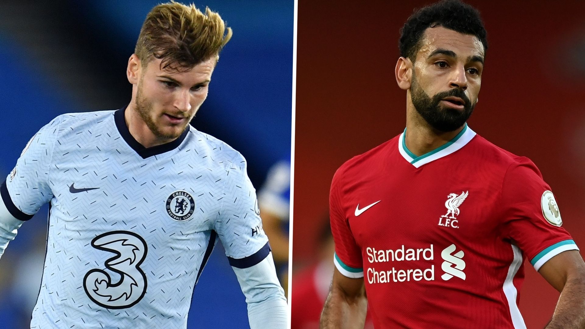 Timo Werner Mohamed Salah split