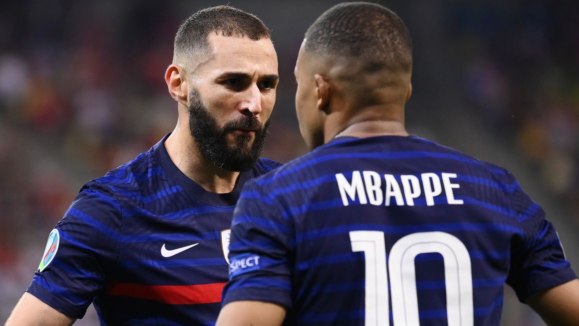 Benzema Mbappé France Switzerland Euro 2020