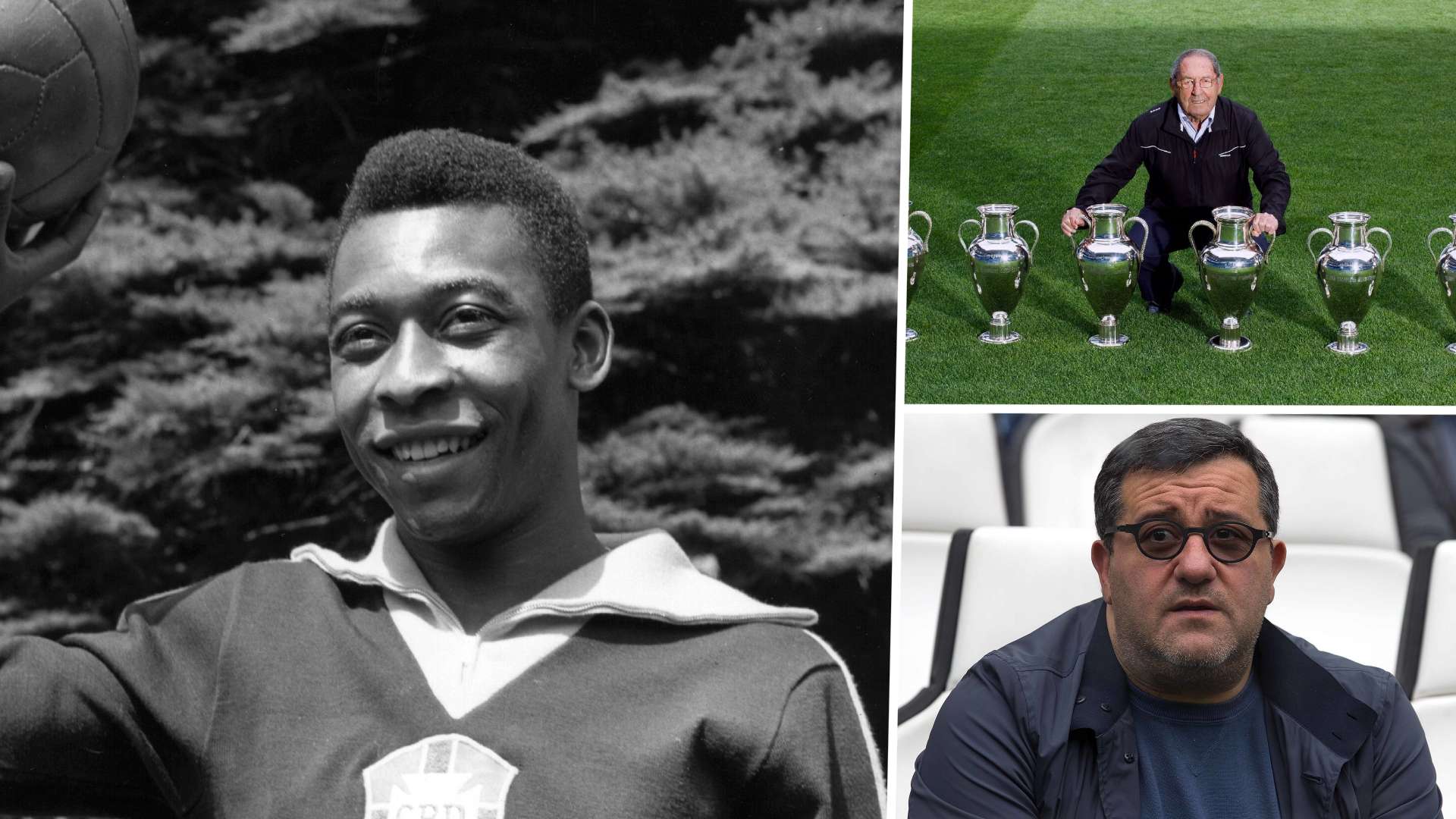 Décès morts football 2022 Pelé Gento Raiola