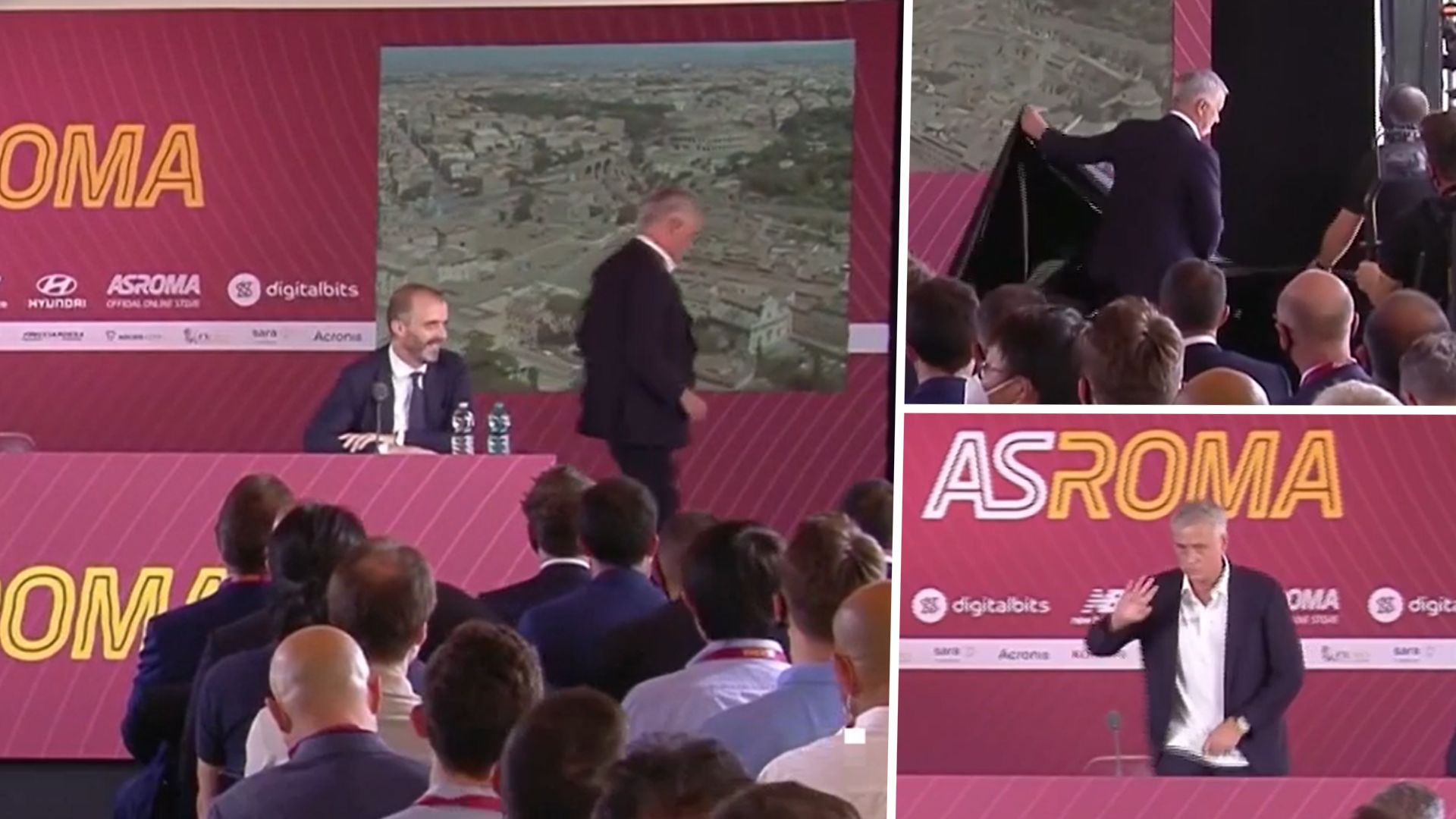 JOSE MOURINHO AS ROM PRESSEKONFERENZ