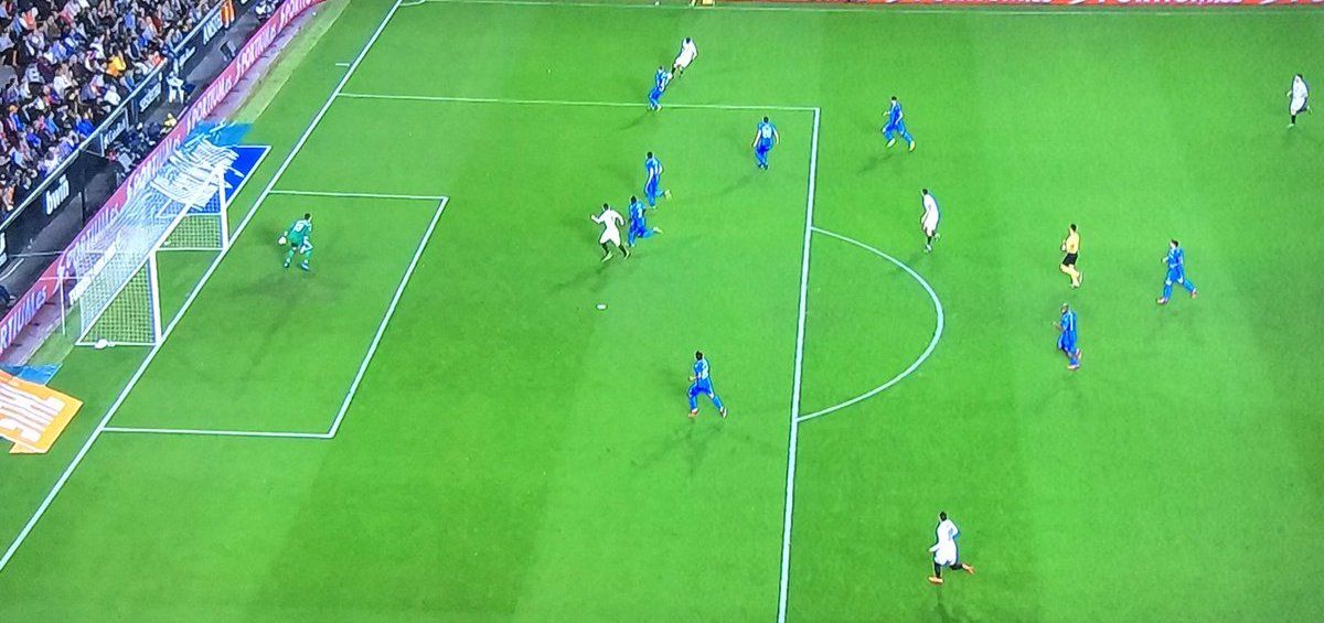 Fuera de juego Gameiro Valencia Getafe