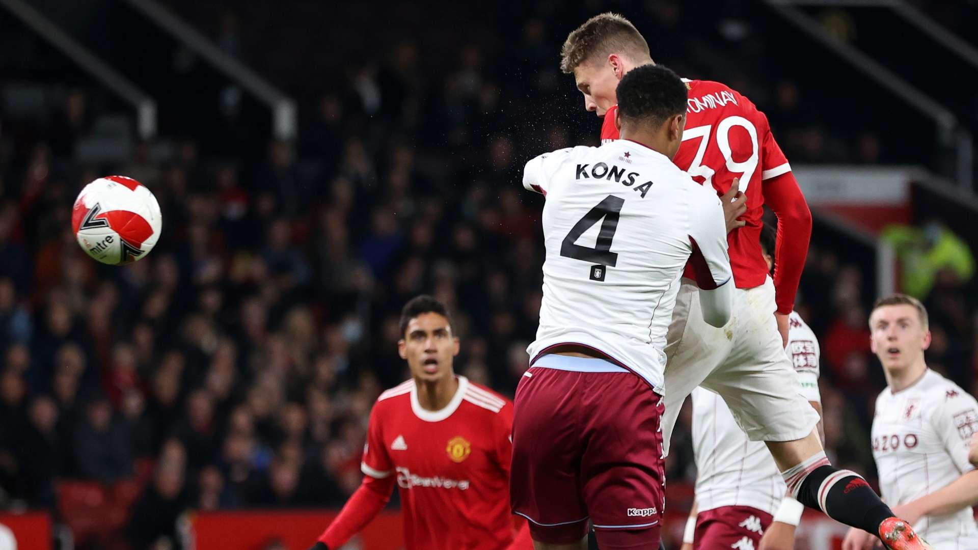 Scott McTominay, Man Utd, scores against Aston Villa, FA Cup 2021-22