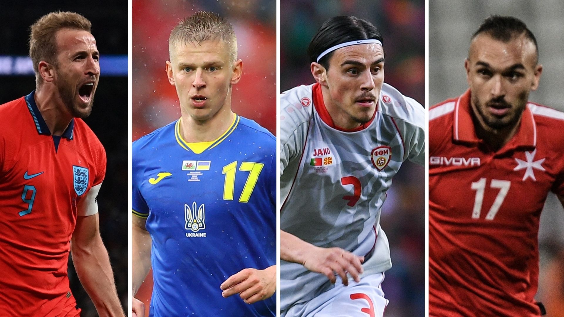 England Ukraine Macedonia Malta