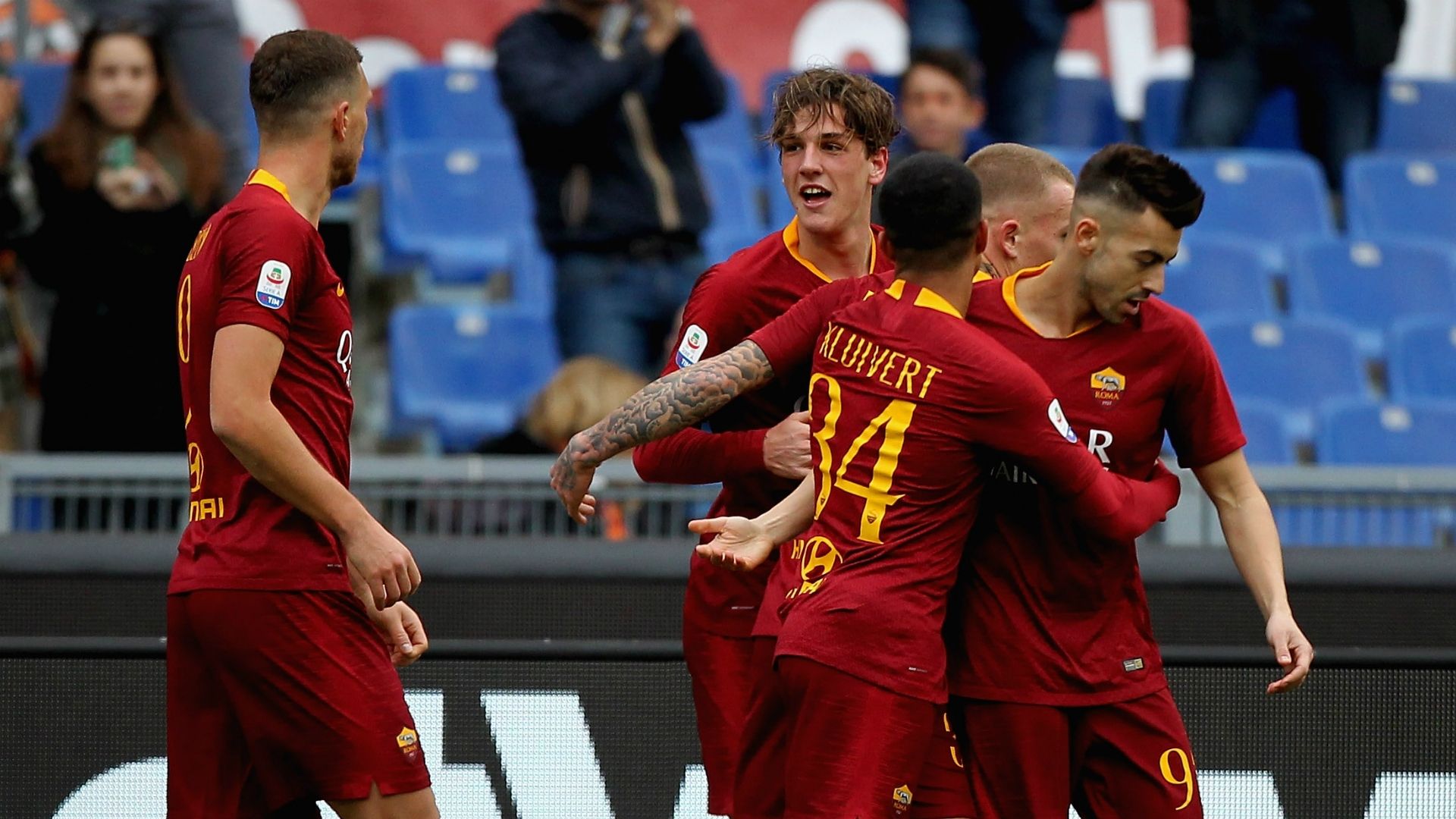 Roma Torino Serie A celebration