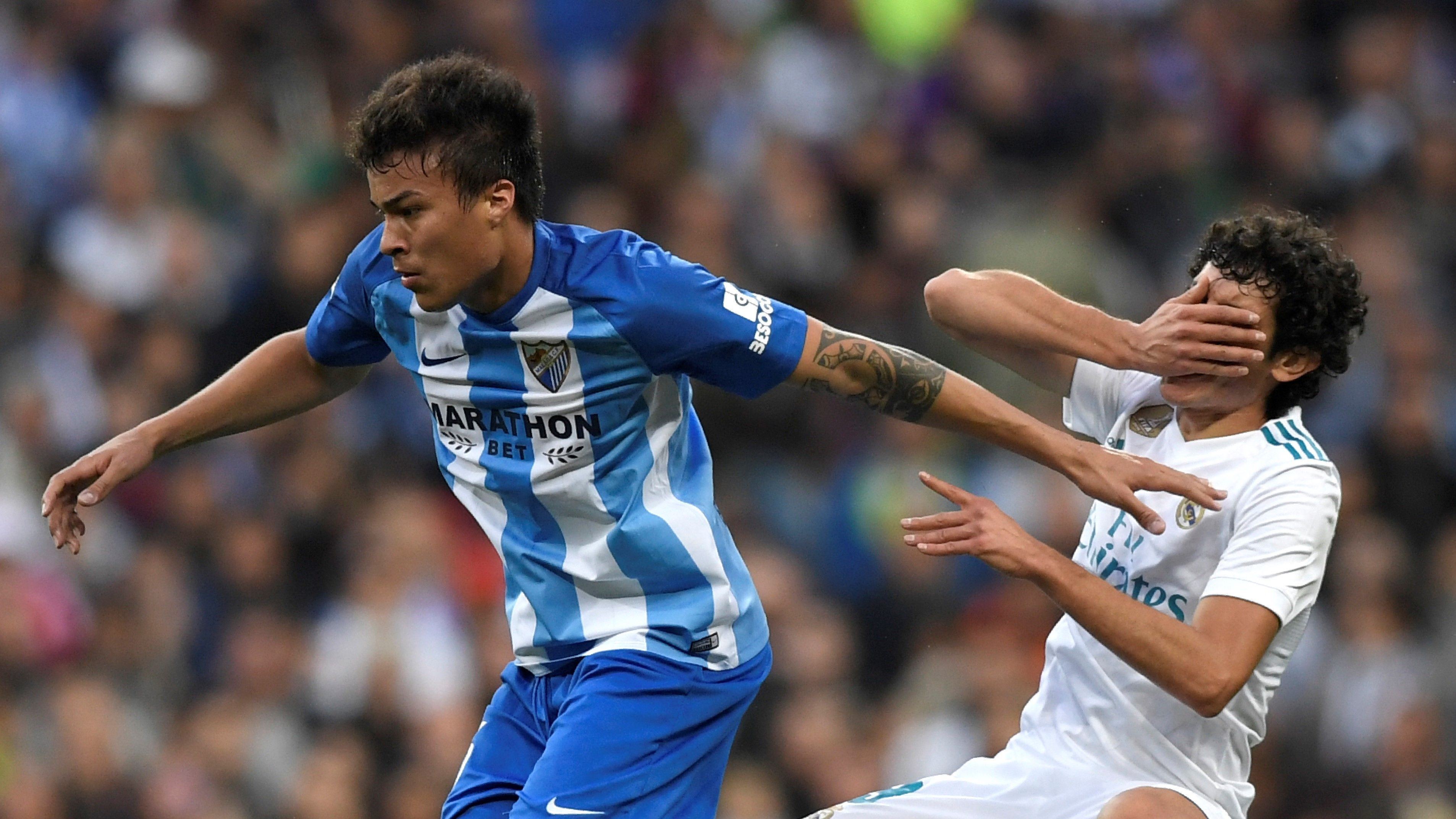 Jesus Vallejo Adalberto Peñaranda Real Madrid Malaga LaLiga 25112017