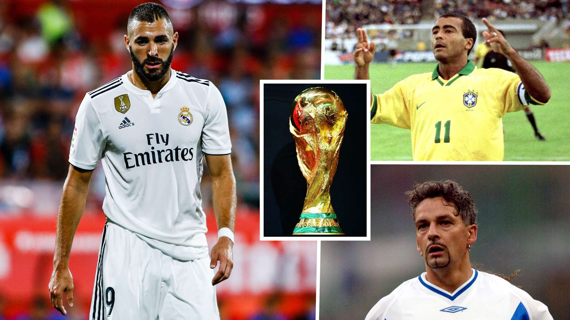 Karim Benzema Romario Roberto Baggio World Cup Snubs GFX