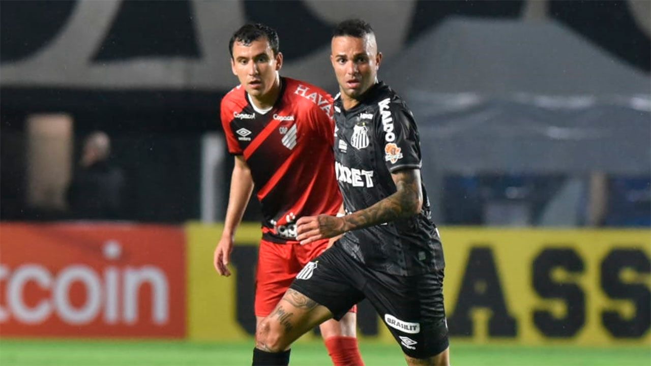 Luan, Santos x Athletico-PR, Brasileirão, 27092022