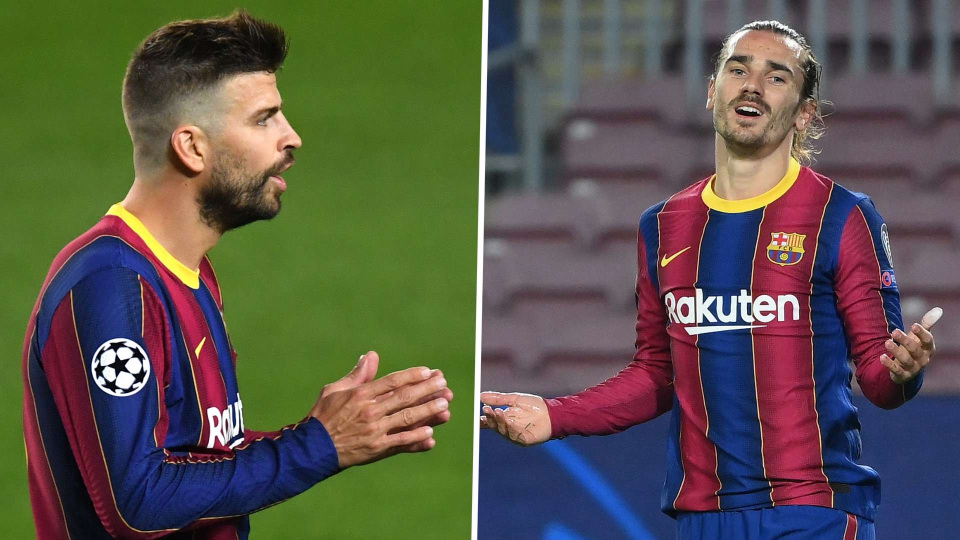 GFX Gerard Pique Antoine Griezmann