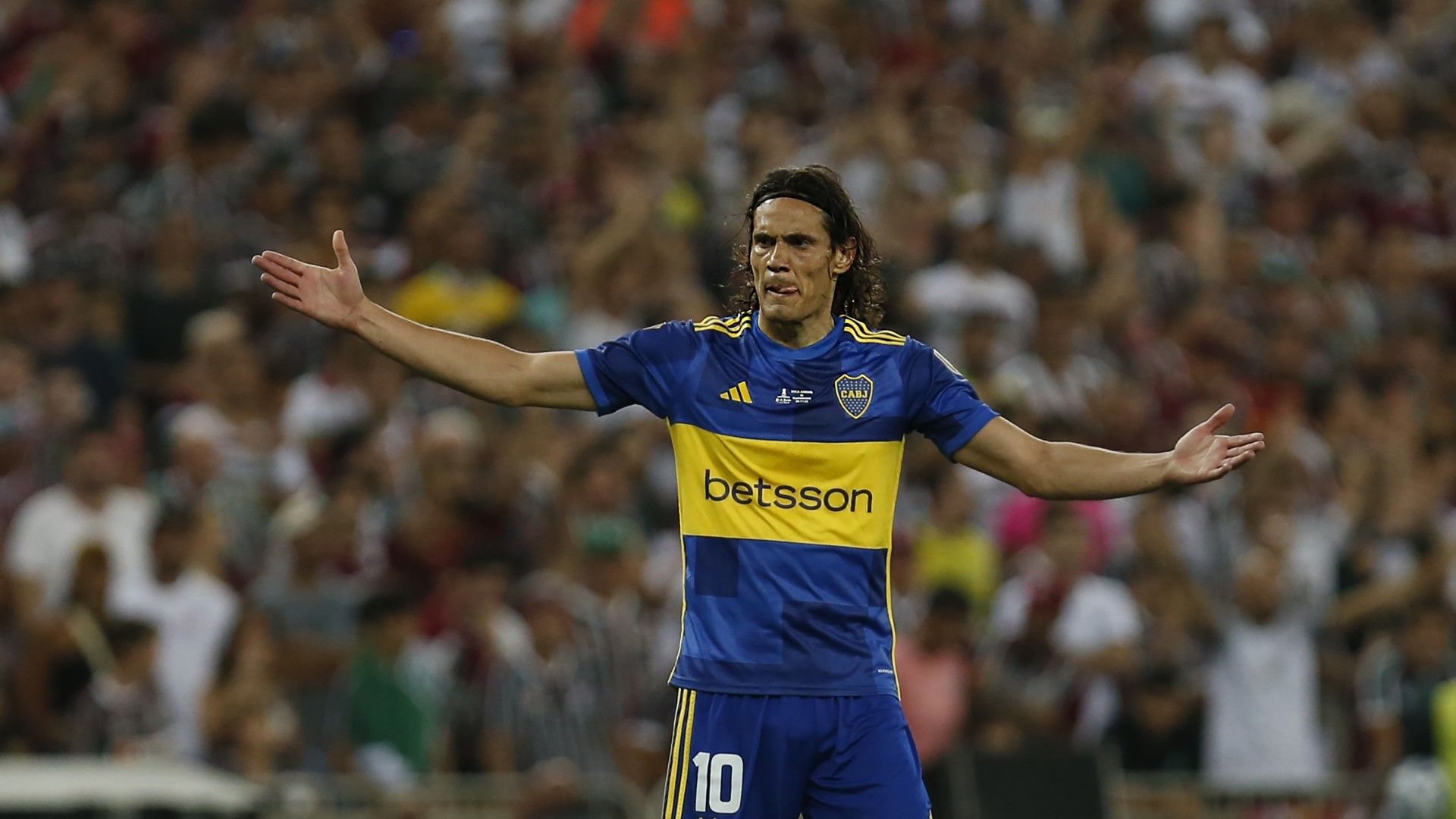Boca Juniors striker Edinson Cavani