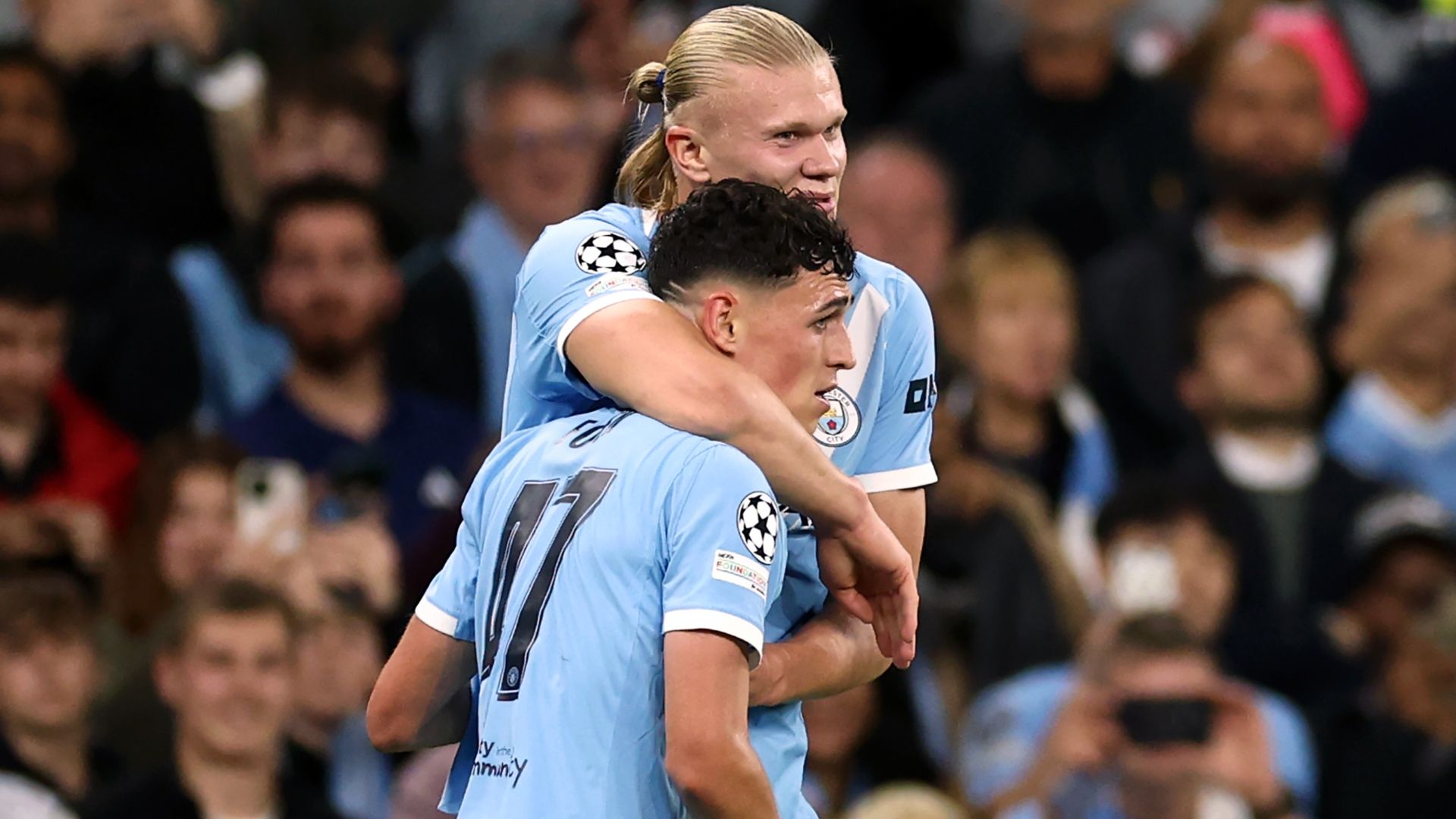 Foden Haaland Manchester City Napoli