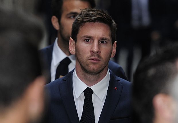 Tito Vilanova Funeral Lionel Messi