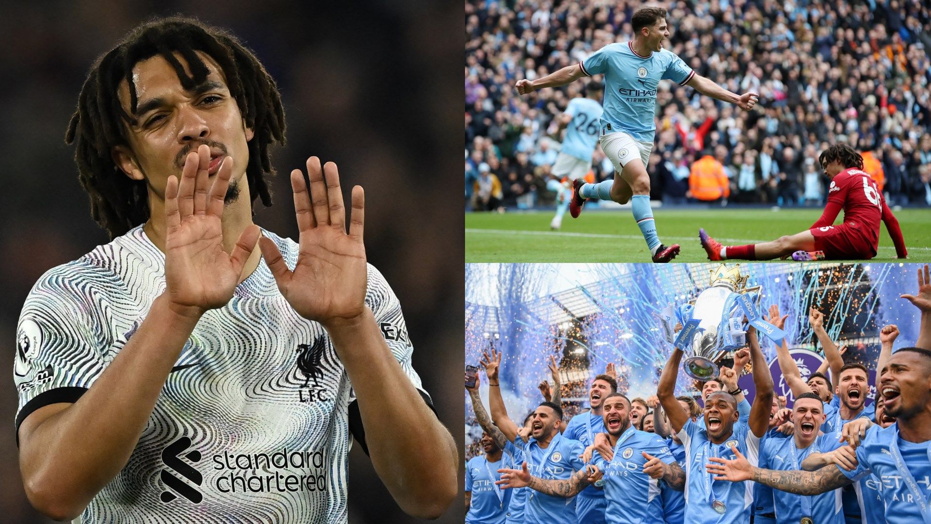 Trent Alexander-Arnold Liverpool Man City title lift split