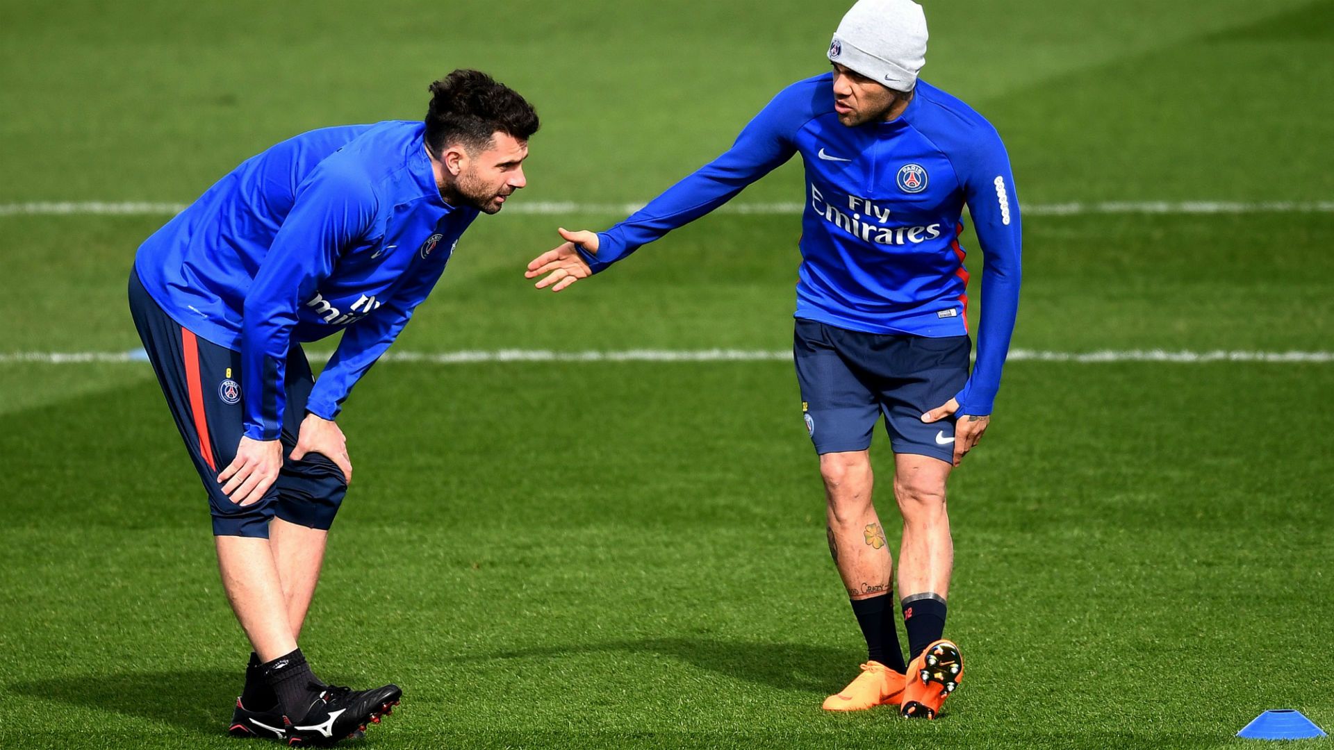 Entraînement PSG Alves Motta