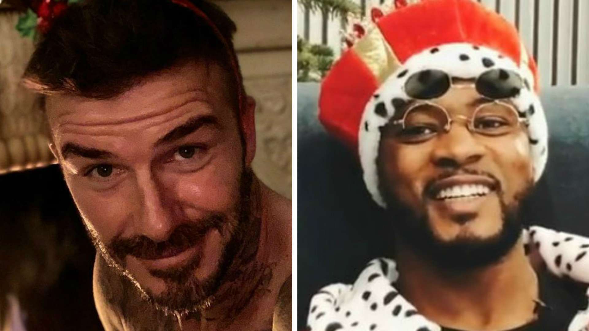 David Beckham Patrice Evra Xmas GFX