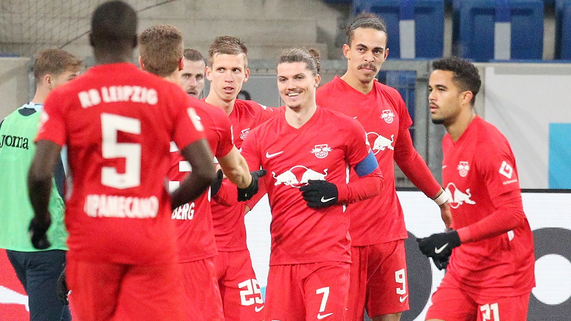 Marcel Sabitzer Yussuf Poulsen RB Leipzig 2020