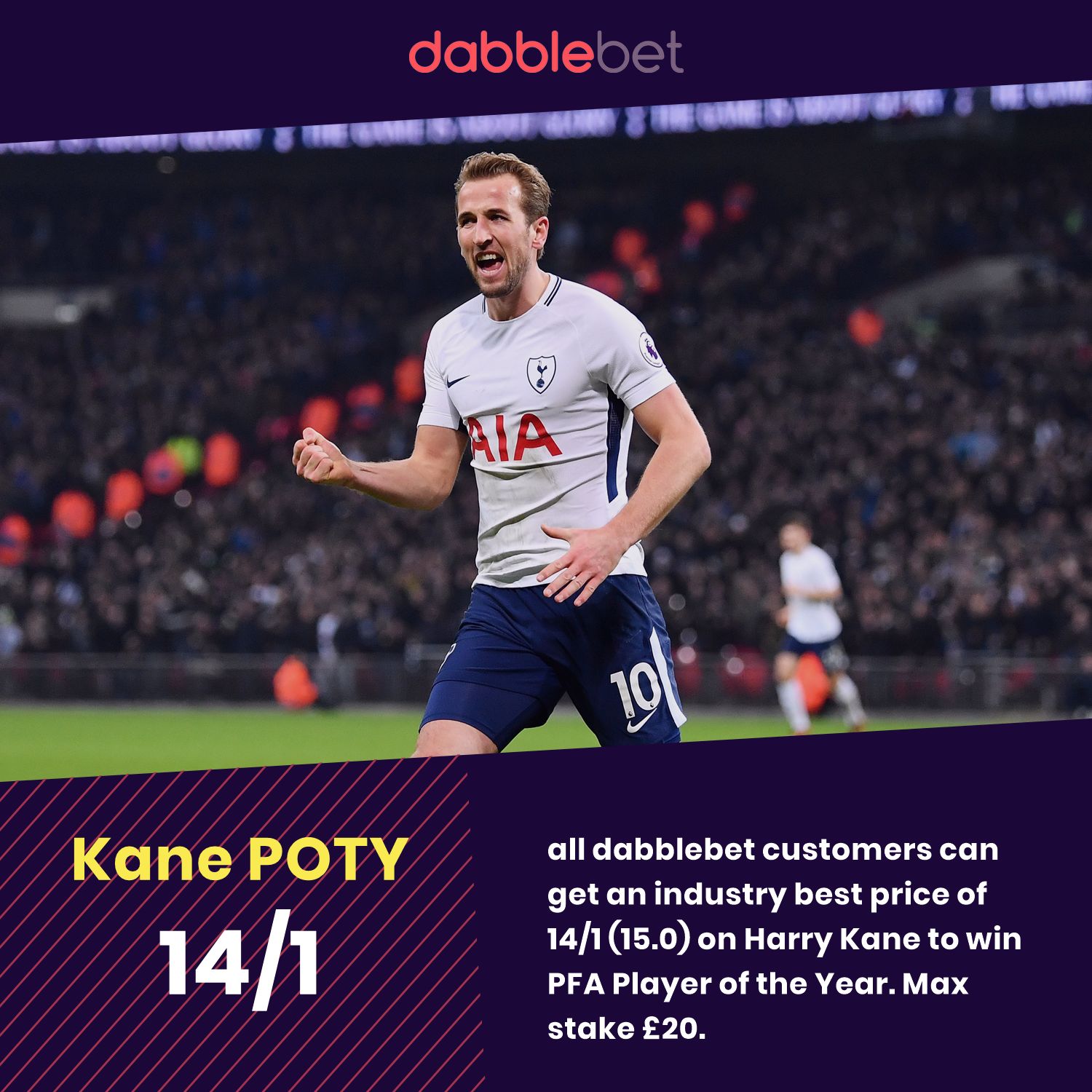 Kane player of the year boost
