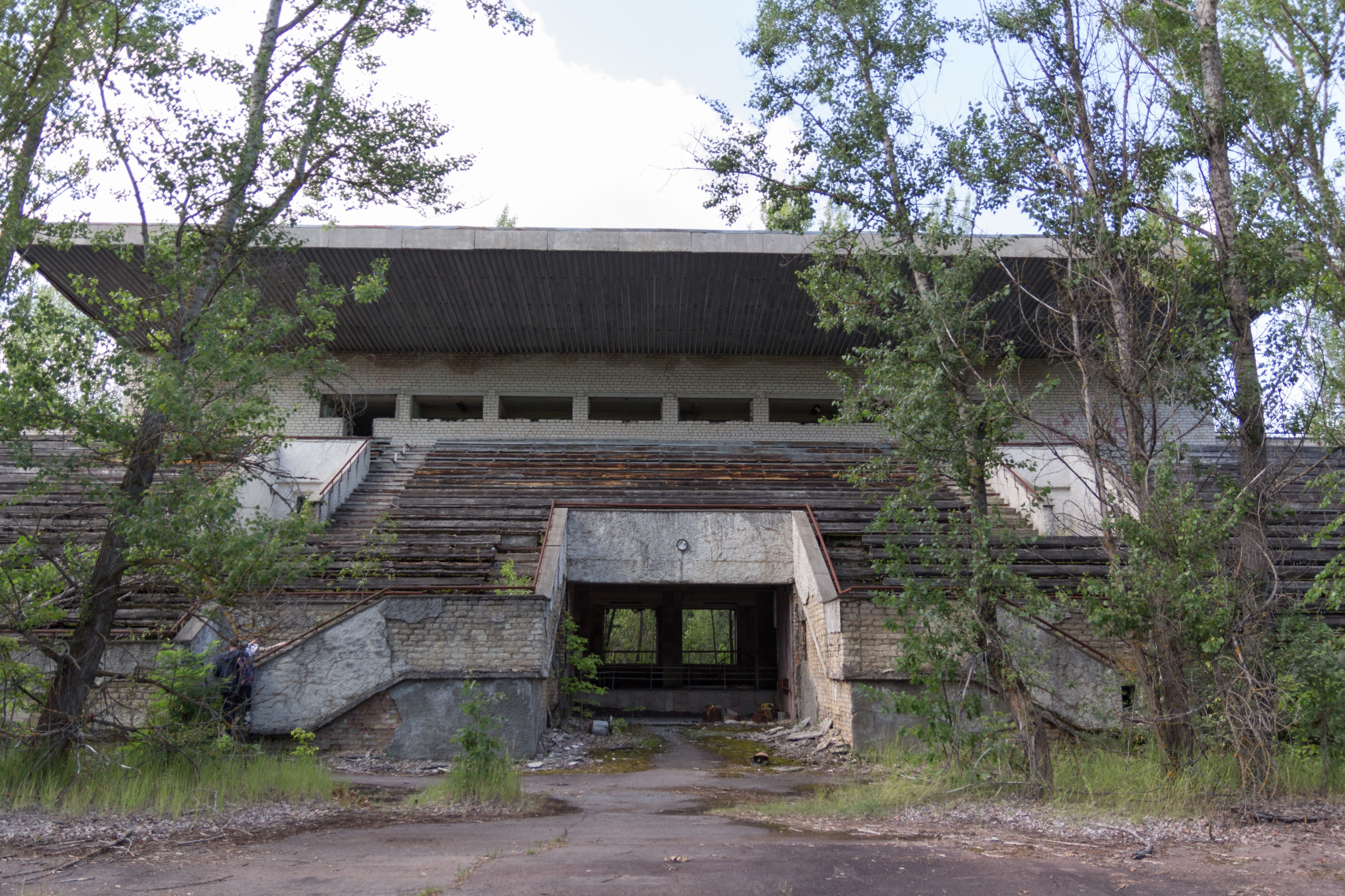 Avanhard Stadium Pripyat Ukraine Chernobyl