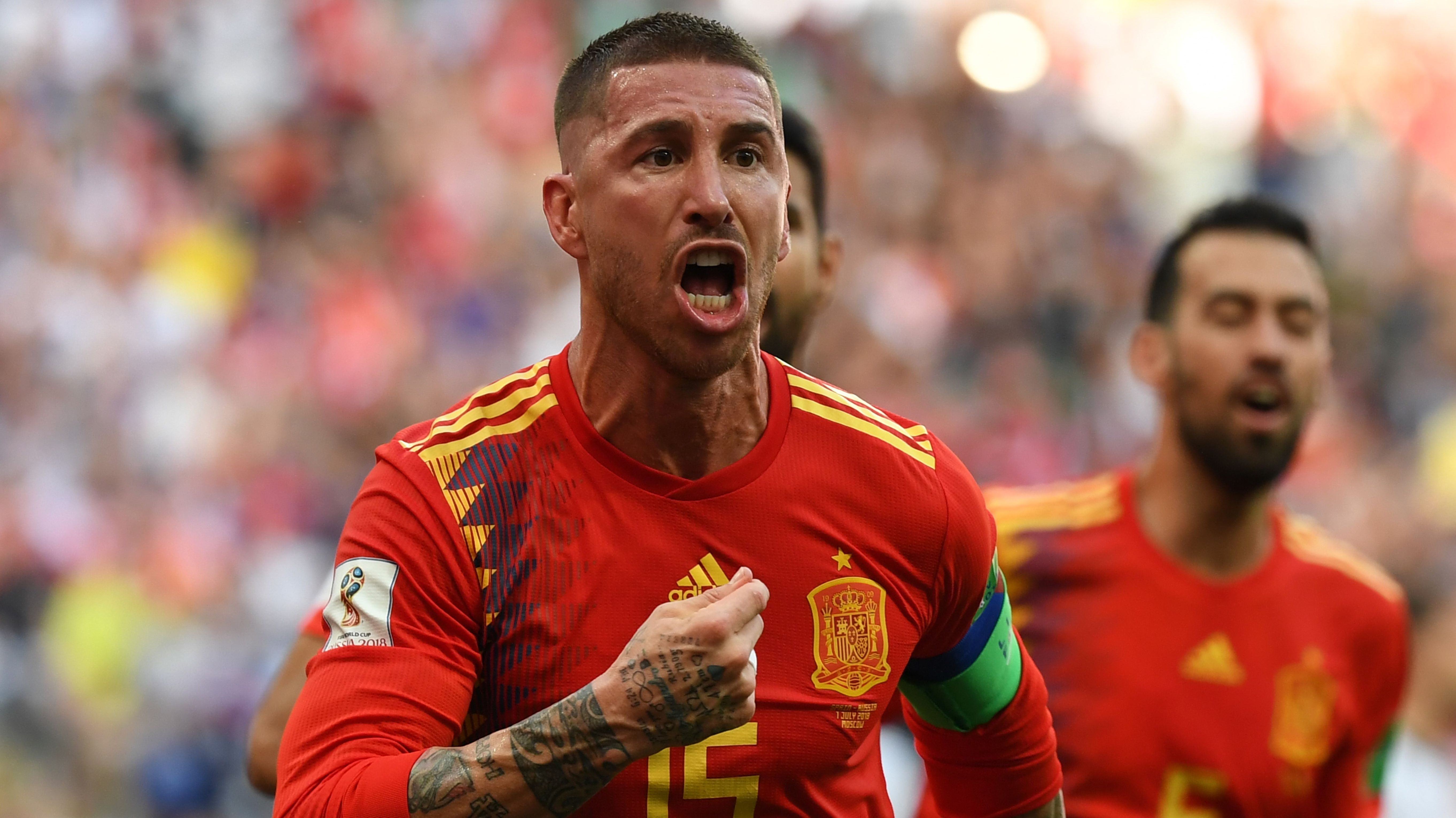 Sergio Ramos España Rusia Spain Russia 01072018