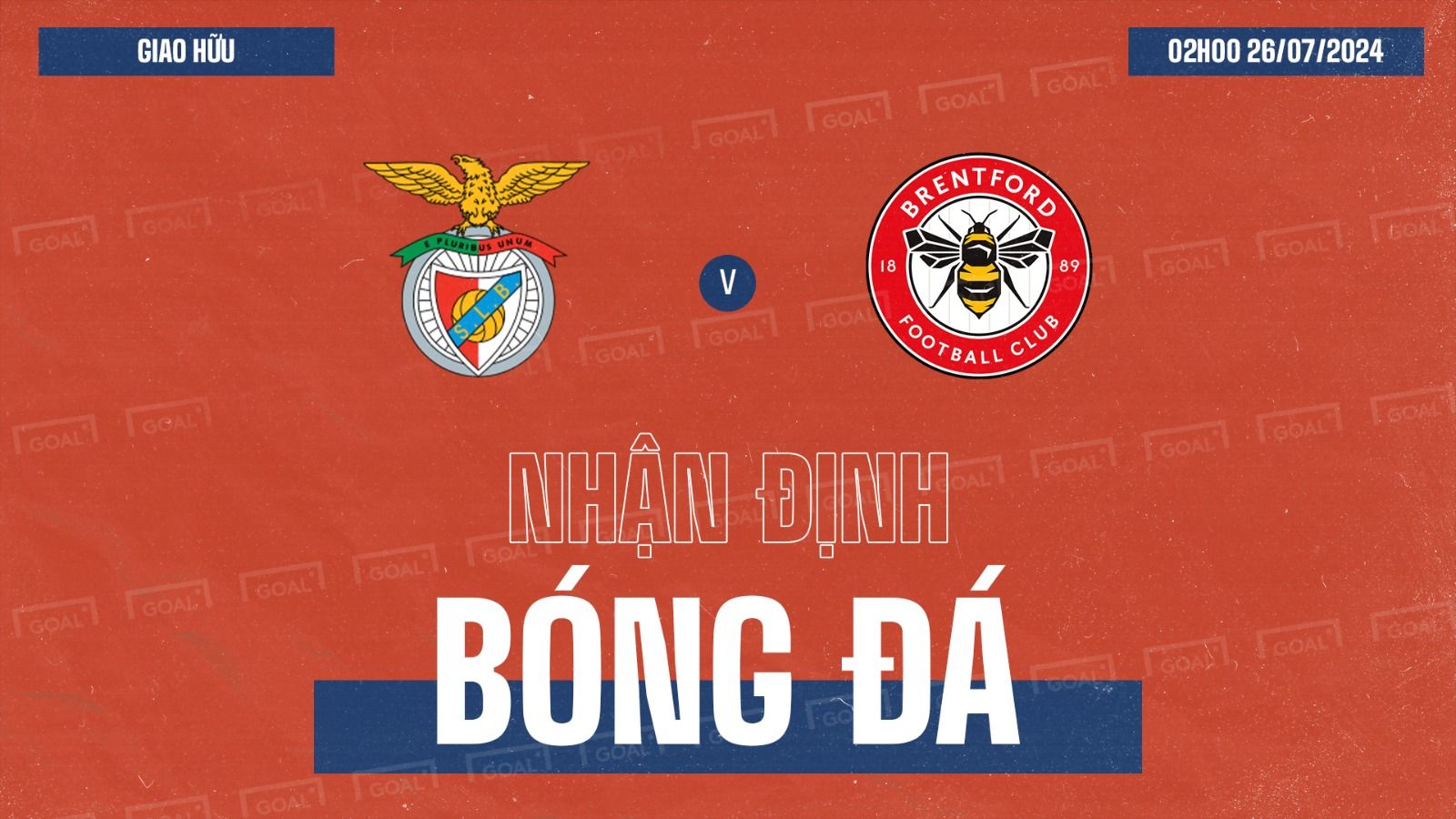 Benfica vs Brentford Club Friendlies 2024 GFX