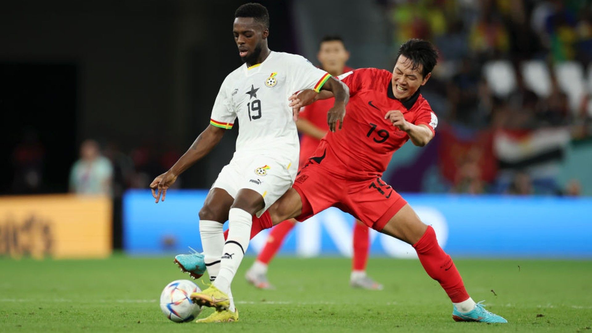 Inaki Williams against South Korea.