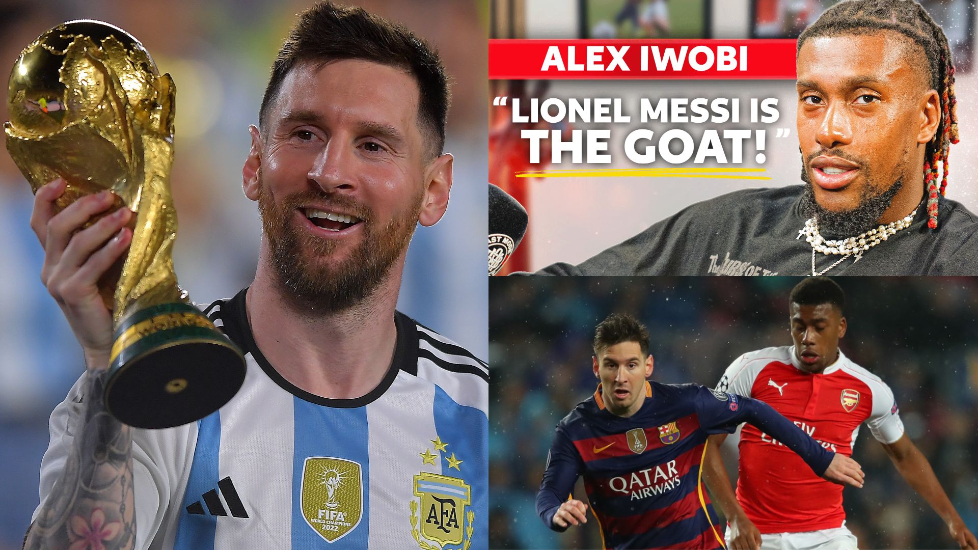 Alex Iwobi Lionel Messi Beast Mode On Podcast