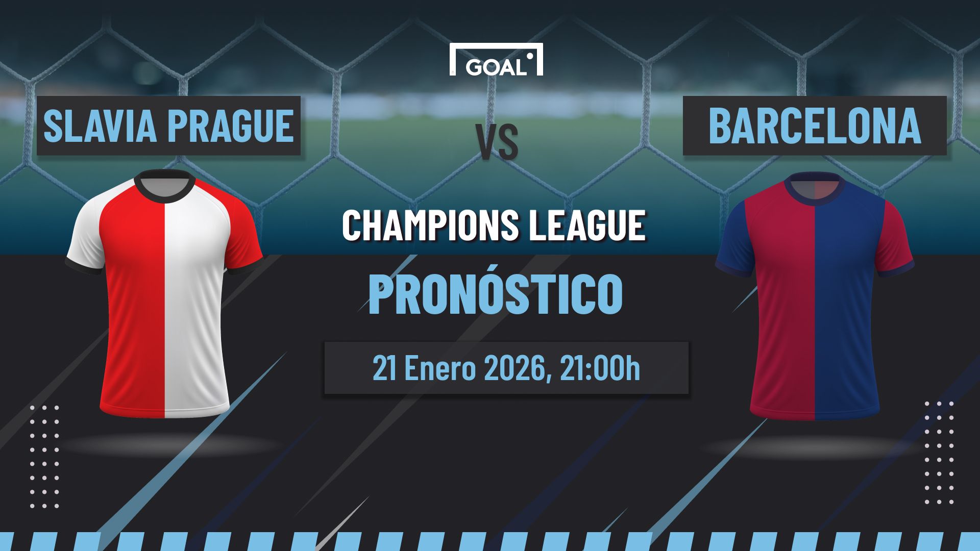 Slavia Praga vs Barcelona Pronóstico y Apuestas Champions League | 21/01/26