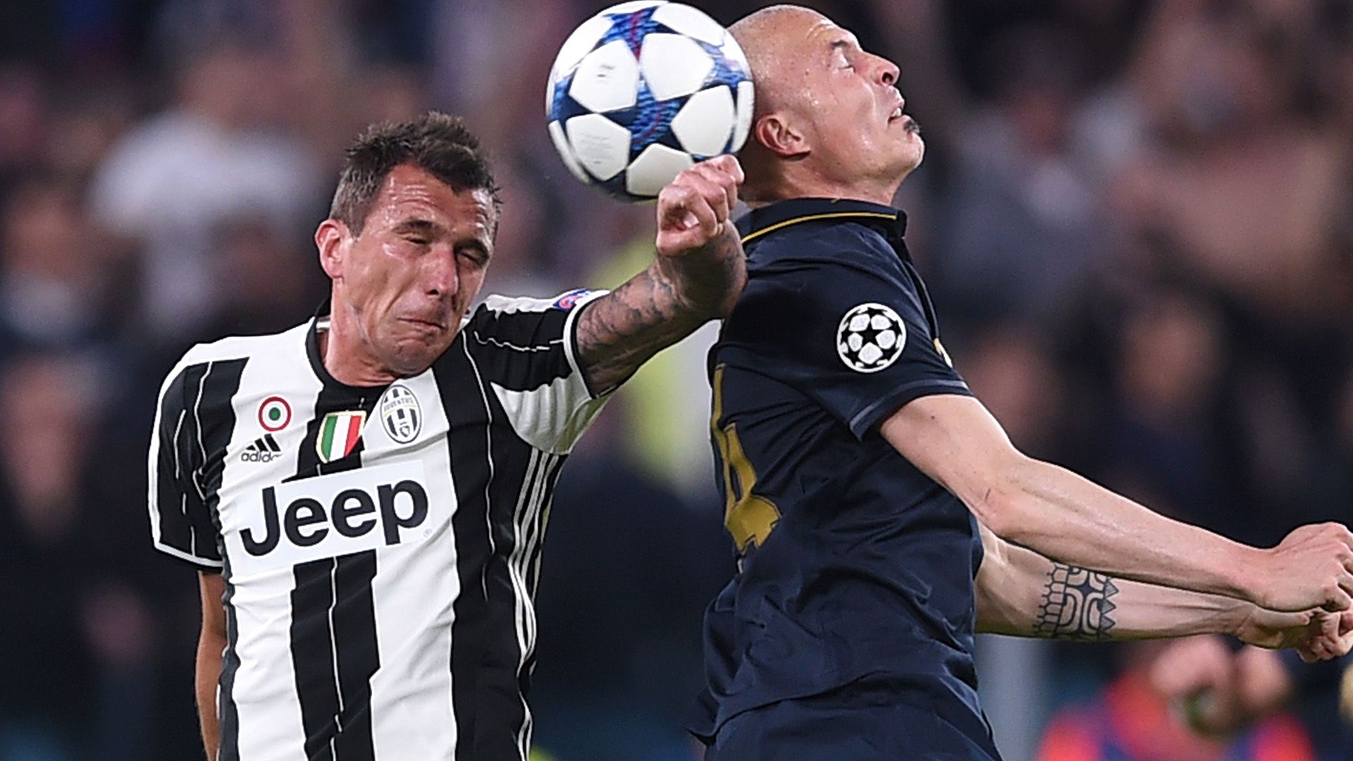 Mandzukic Raggi Juventus Monaco Champions League
