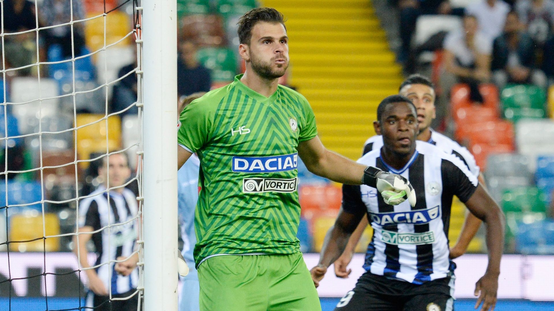 Orestis Karnezis Udinese Lazio Serie A 01102016