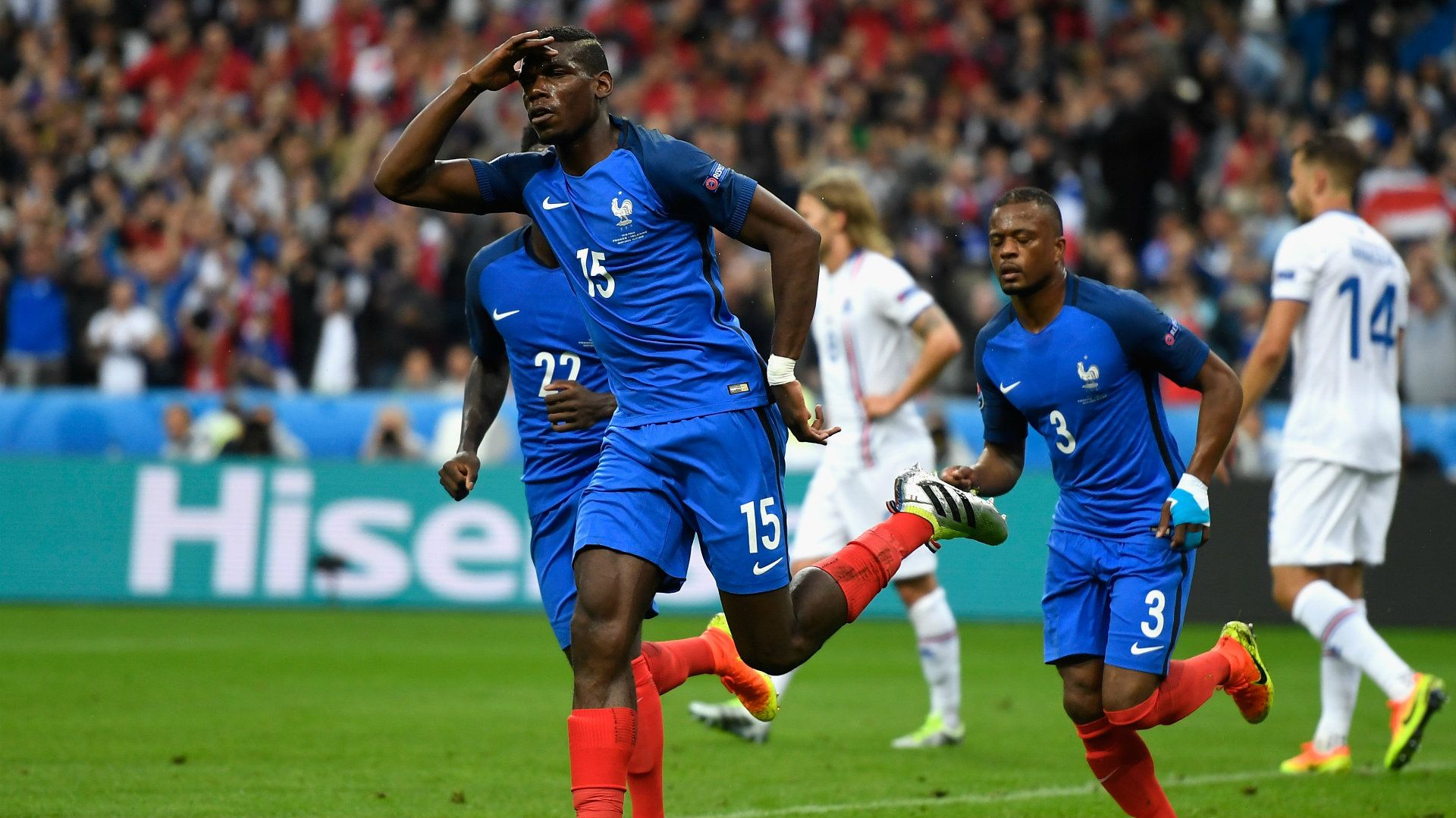 Paul Pogba France Iceland UEFA Euro 2016 03072016