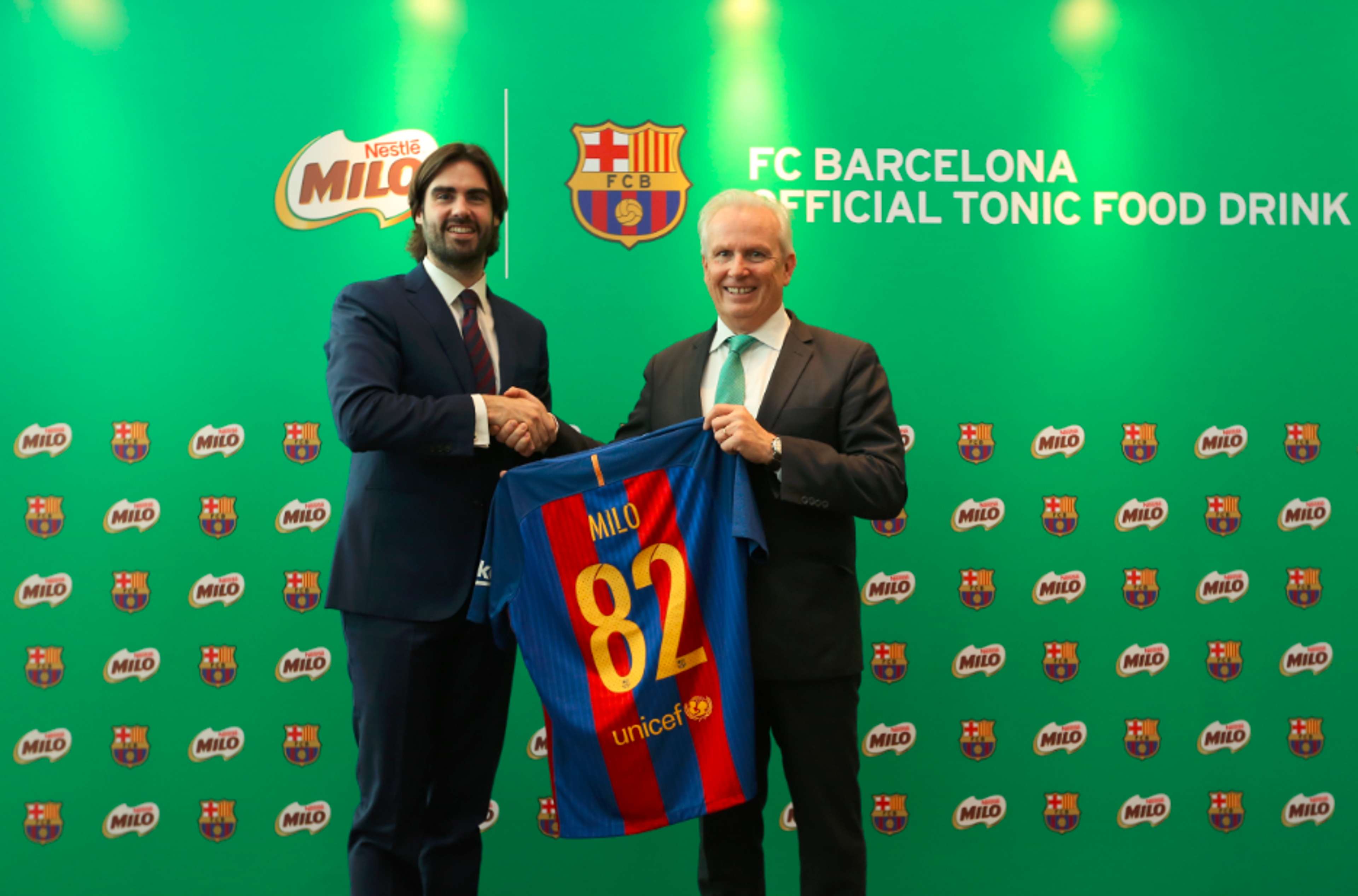 MILO & Barcelona partnership unveiling