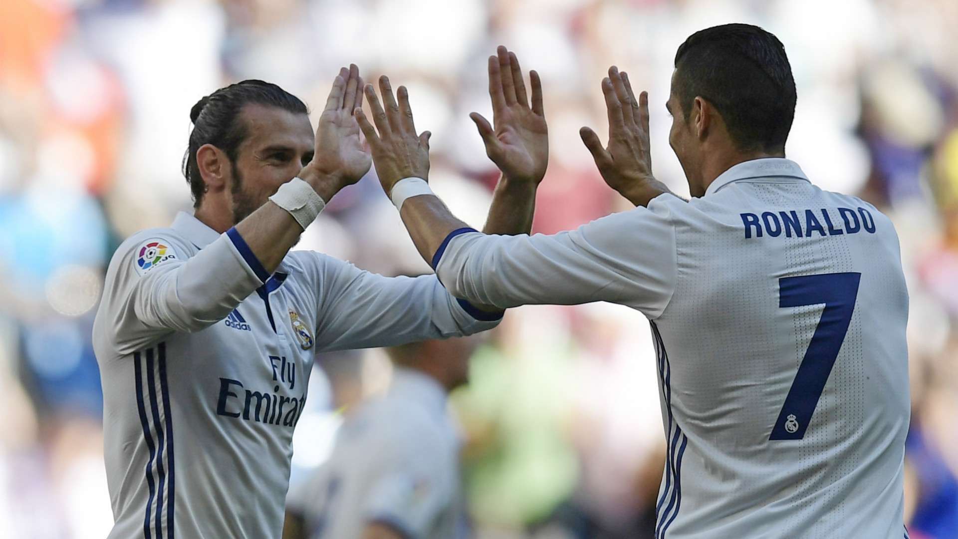 Gareth Bale Cristiano Ronaldo Real Madrid Eibar 02102016