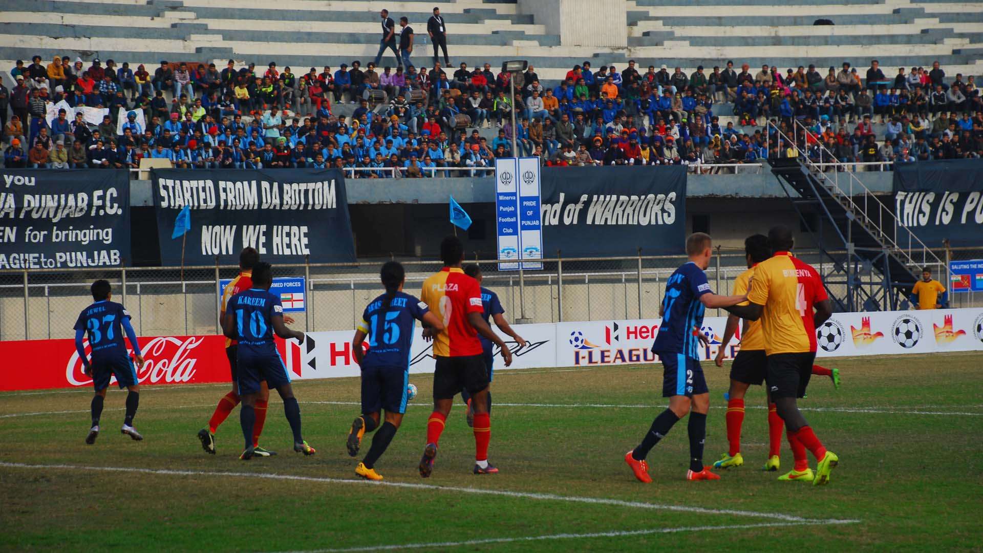 Minerva Punjab FC East Bengal I-League 2017