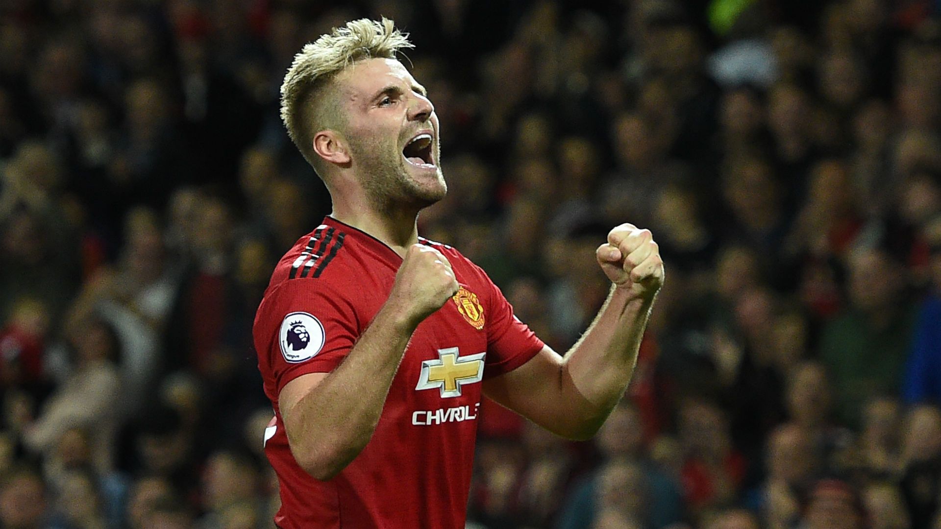 Luke Shaw Manchester United Premier League 2018