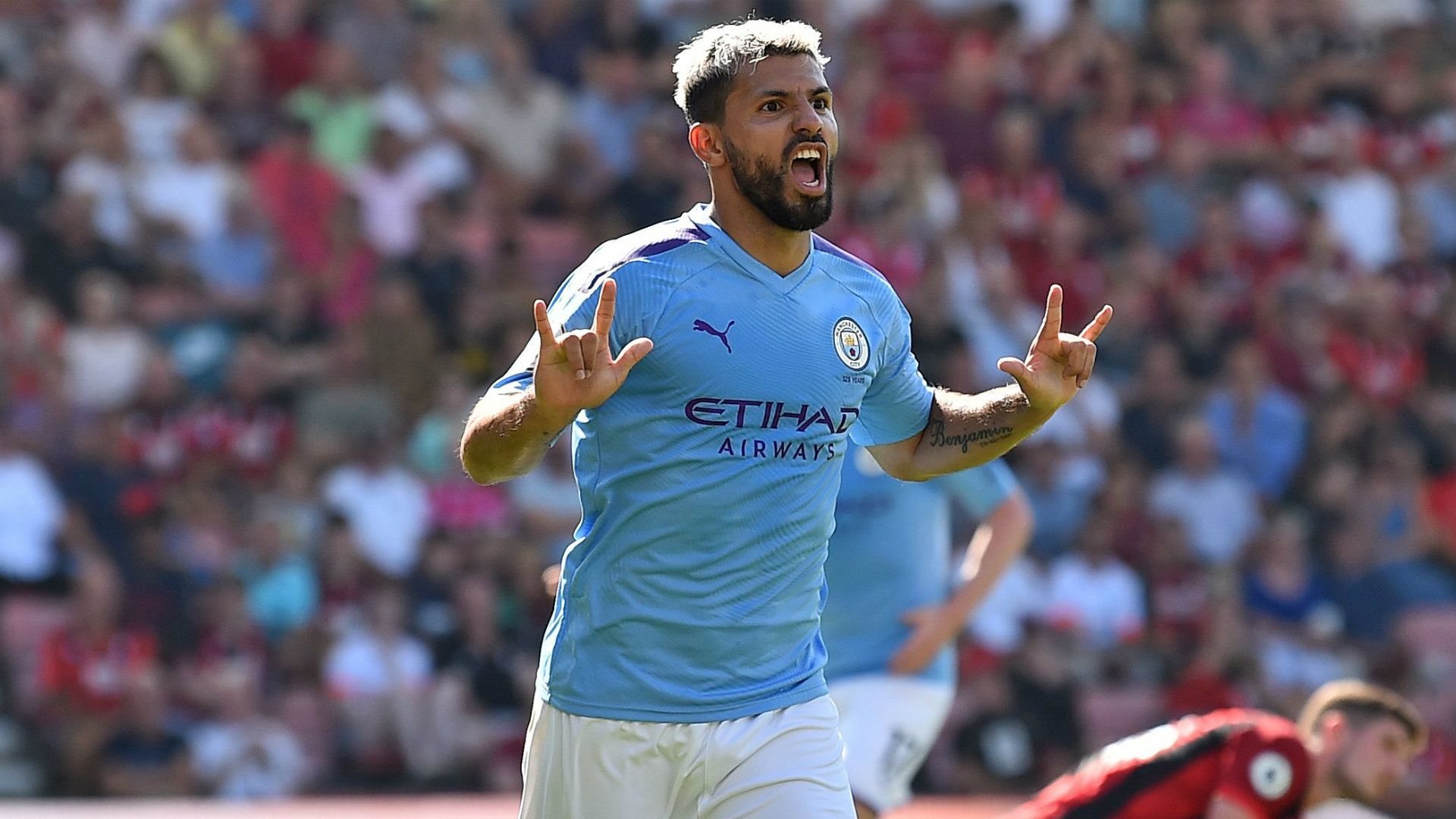 Sergio Aguero Bournemouth vs Manchester City 2019-20