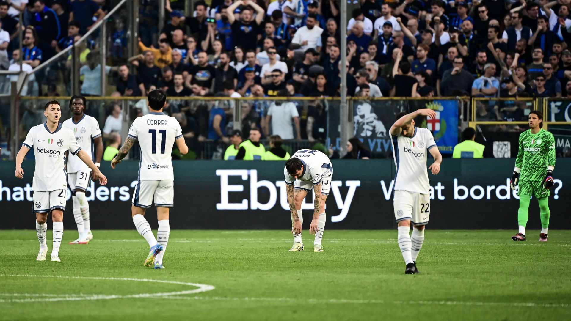 Inter players Parma Inter Serie A